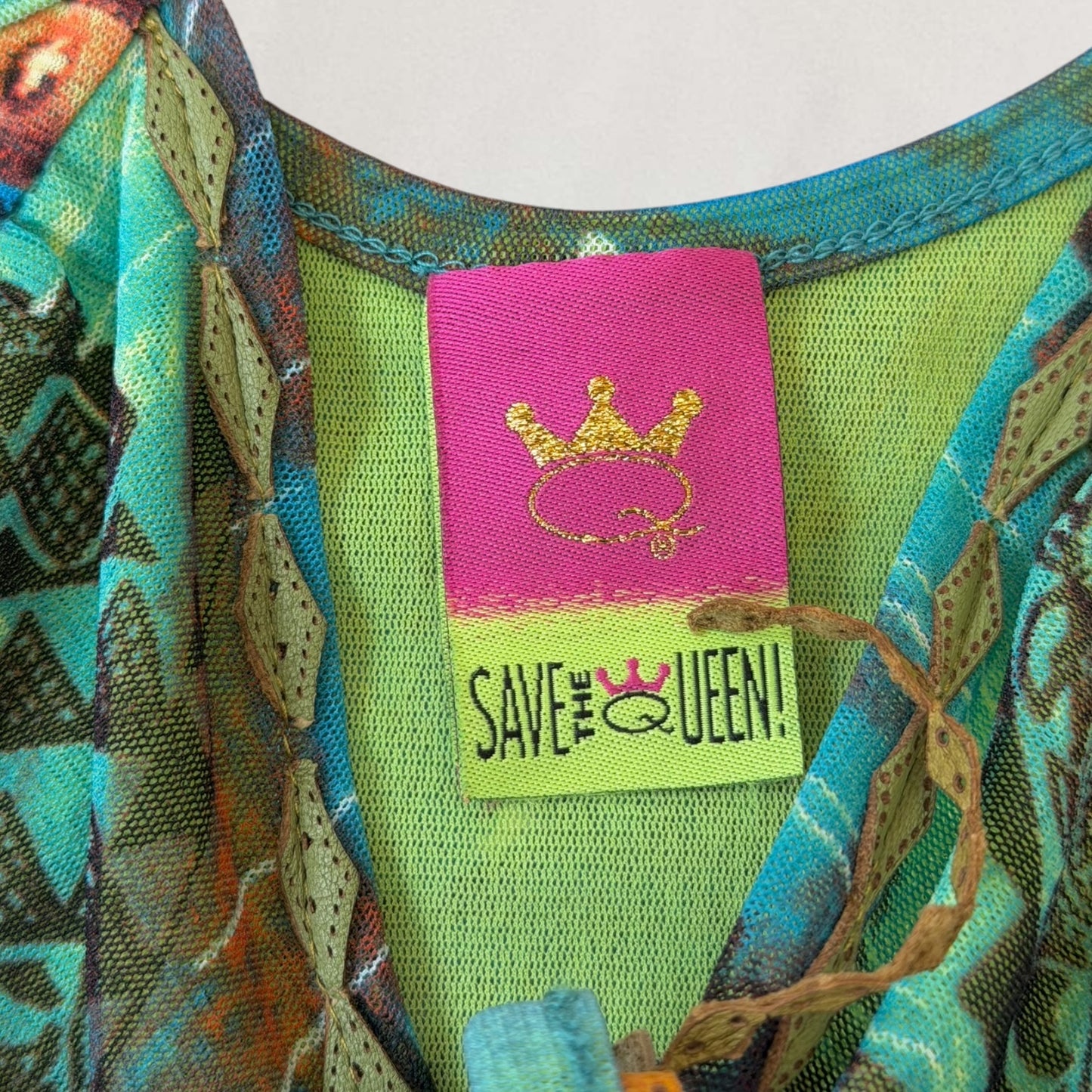 Save The Queen midi dress