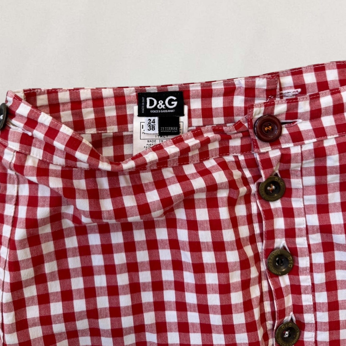 Dolce & Gabbana gingham skirt