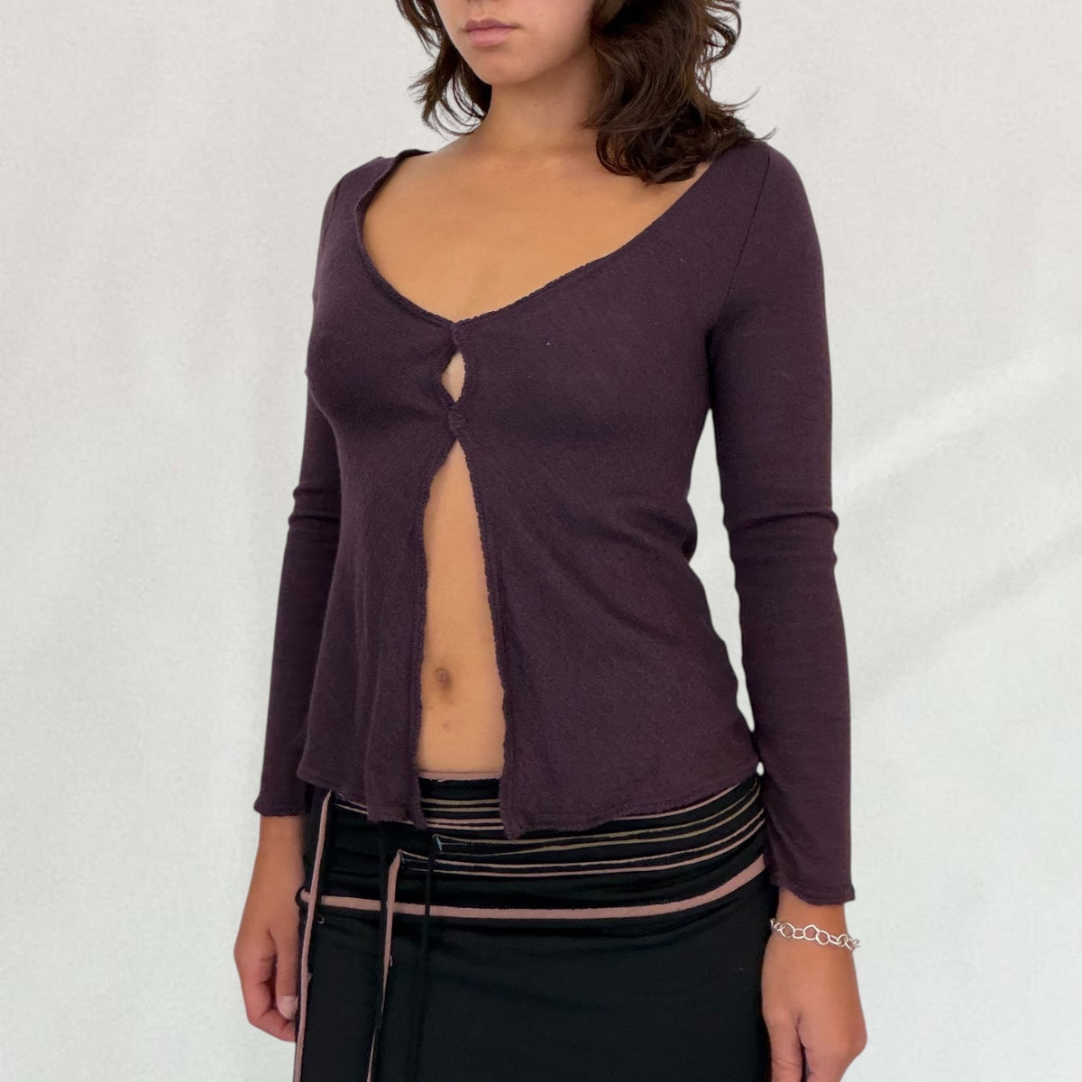 Miu Miu open front top