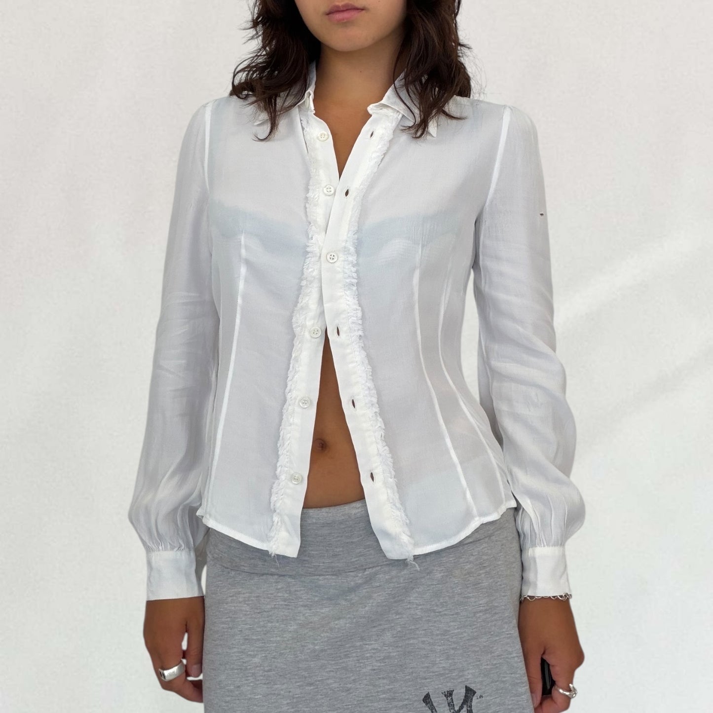 Prada sheer blouse