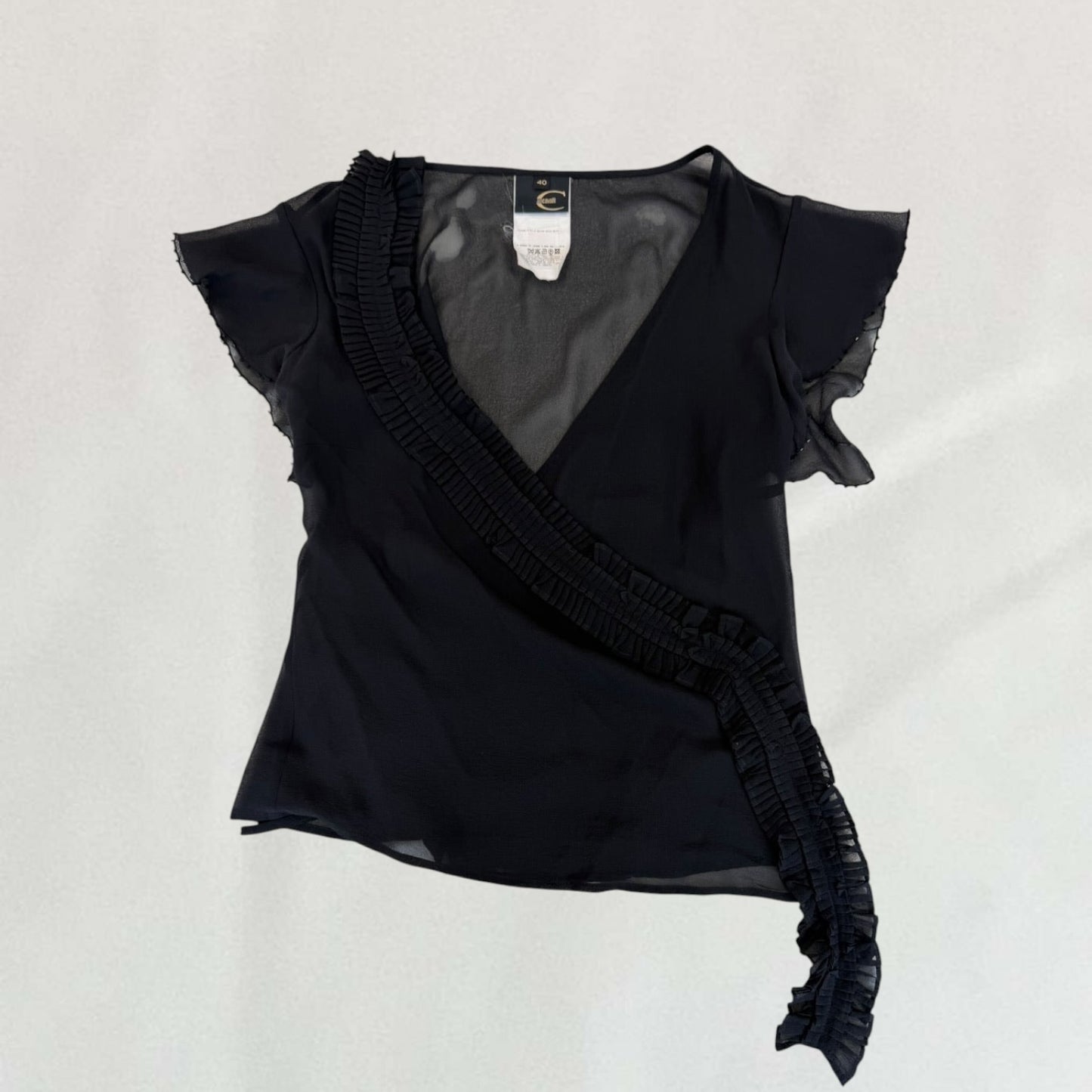 Roberto Cavalli wrap T-shirt