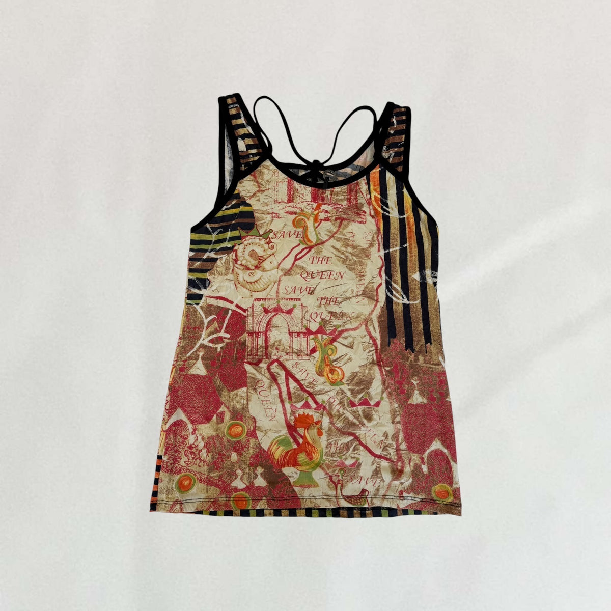 Save The Queen graphic vest