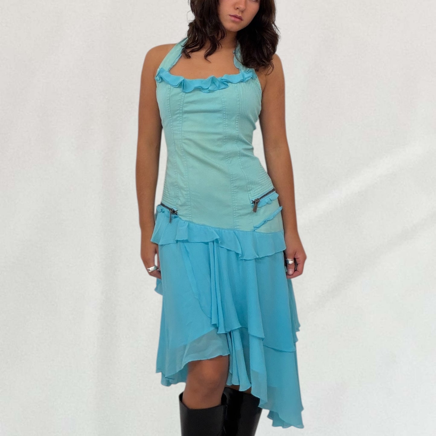 Versace chiffon dress