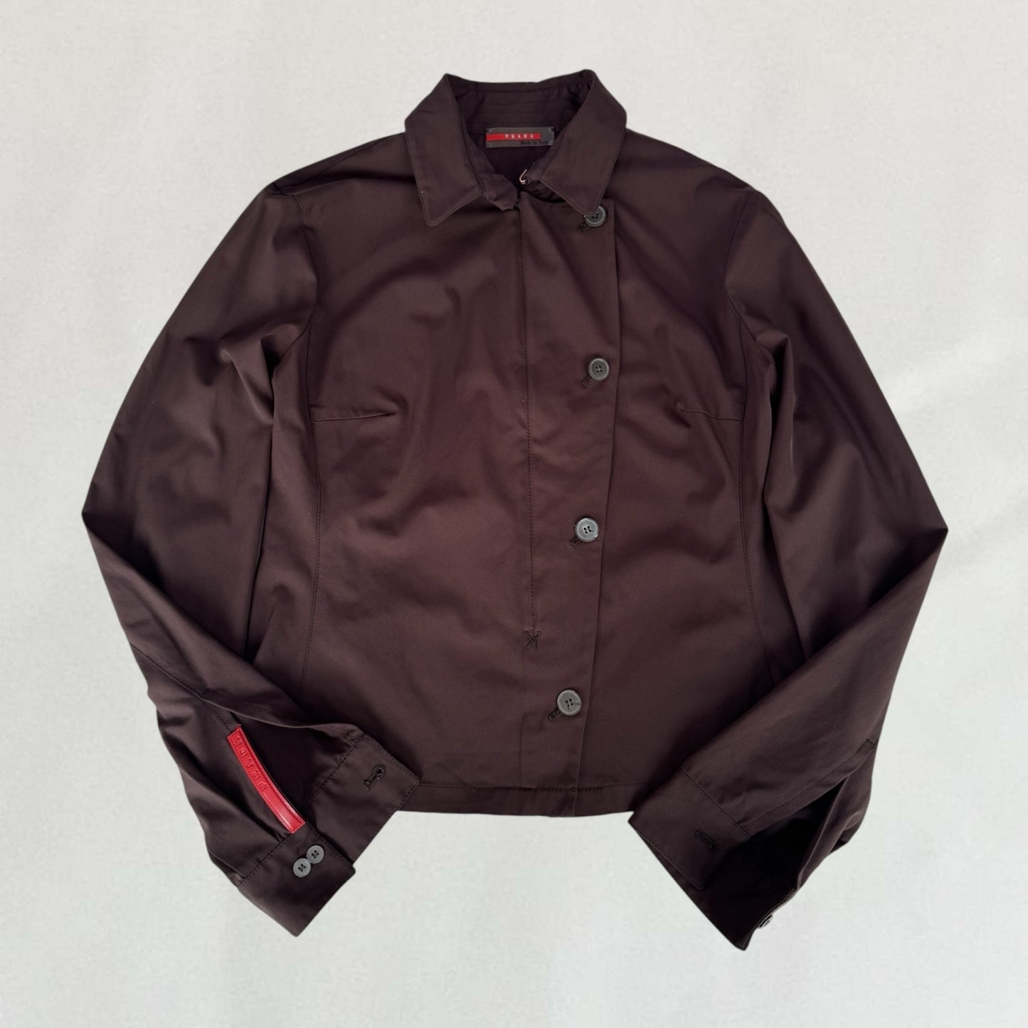 Prada asymmetric jacket