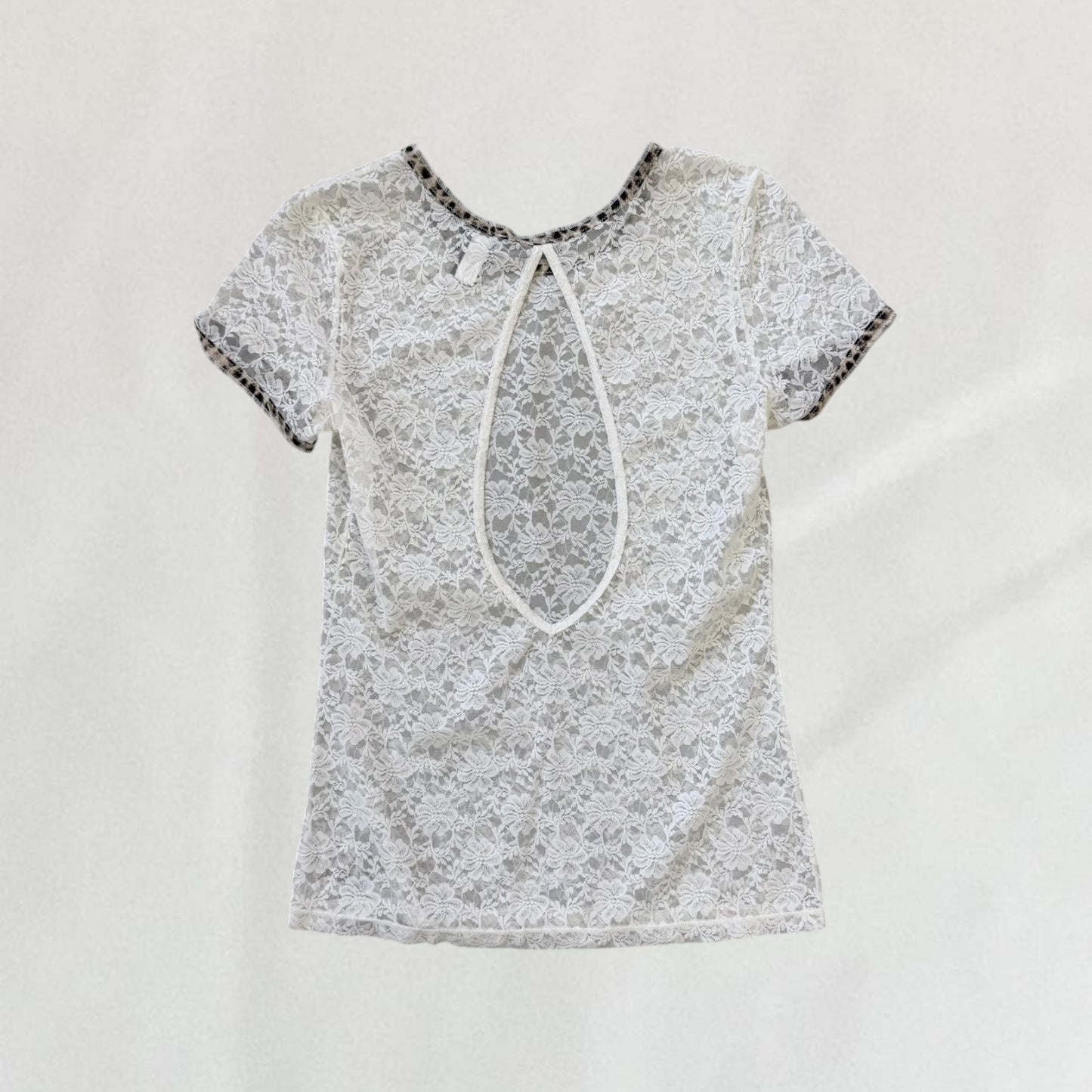 Roberto Cavalli lace T-shirt