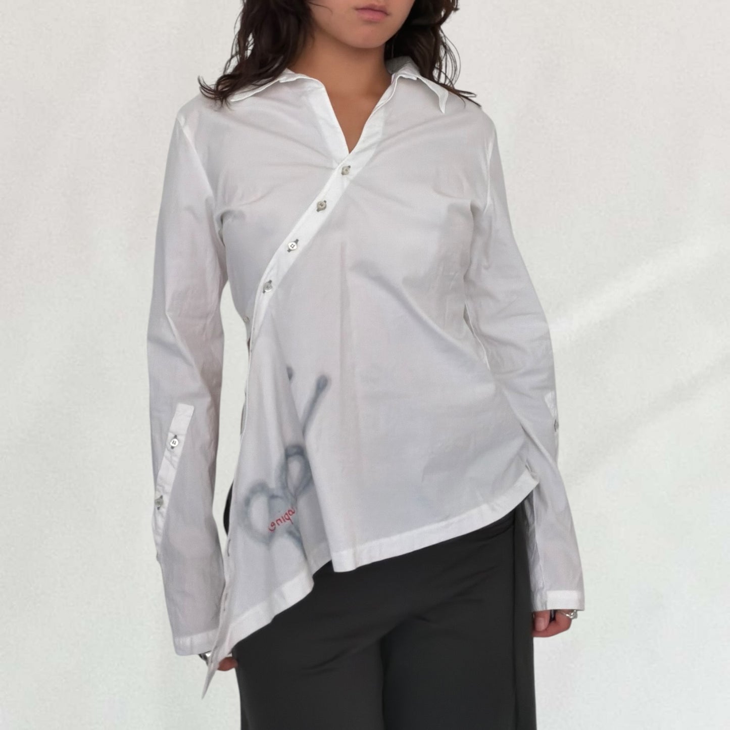 Cop Copine asymmetric shirt