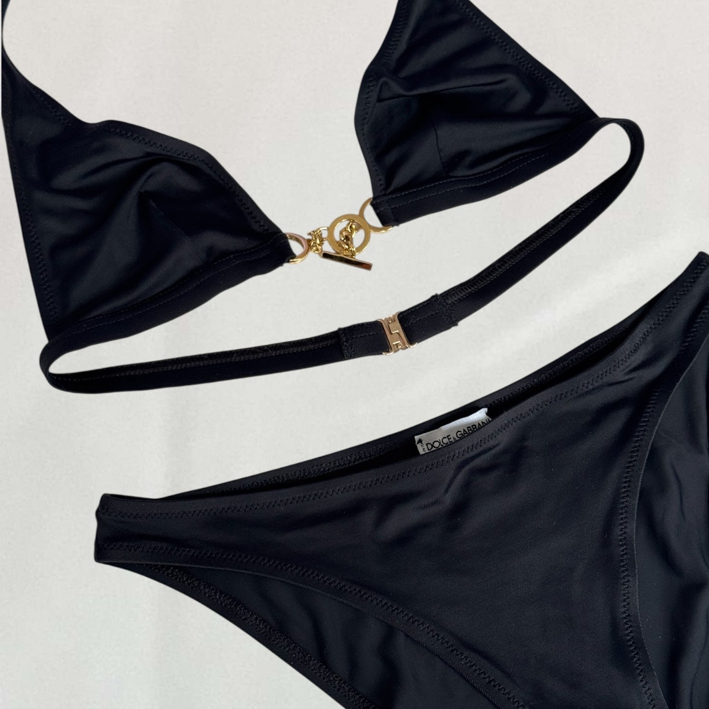 Dolce & Gabbana halter neck bikini
