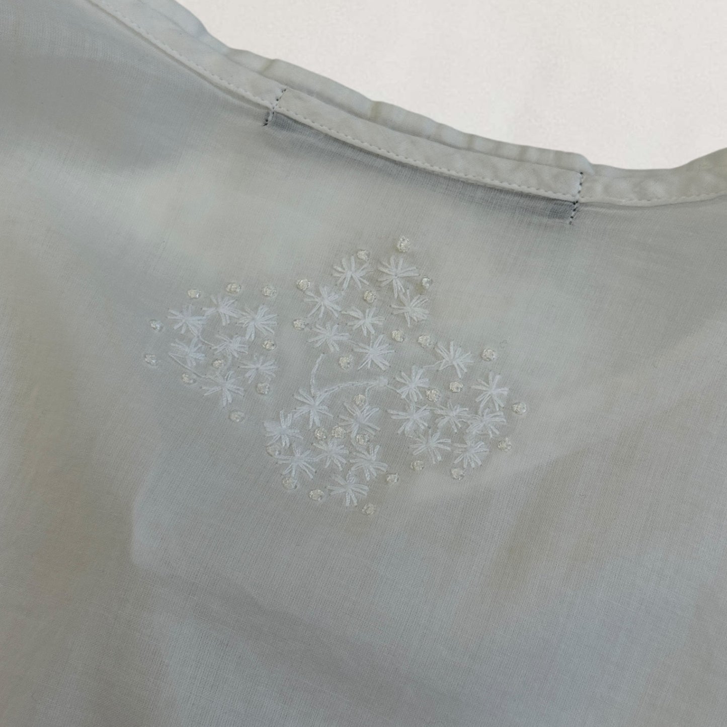 Marithé + François Girbaud embroidered shirt