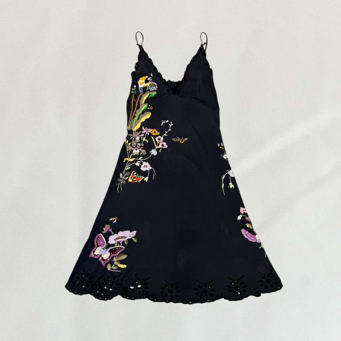 Roberto Cavalli embroidered dress