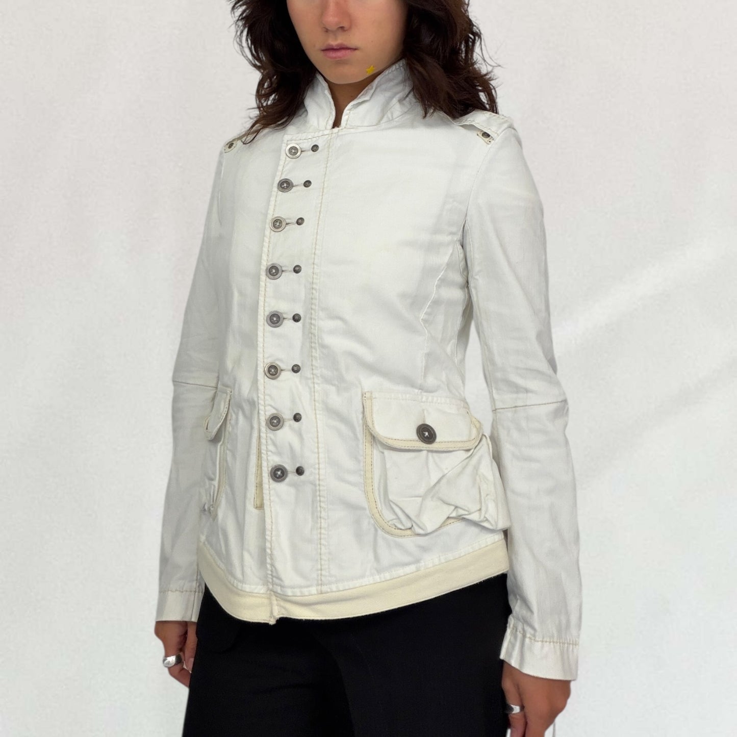 Marithé + François Girbaud asymmetric jacket