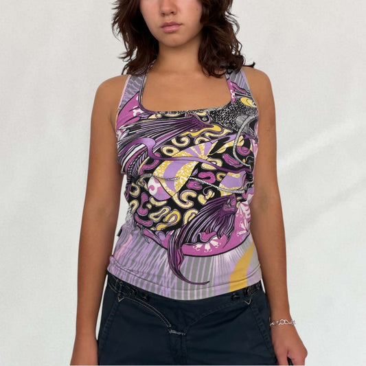 Roberto Cavalli racerback tank