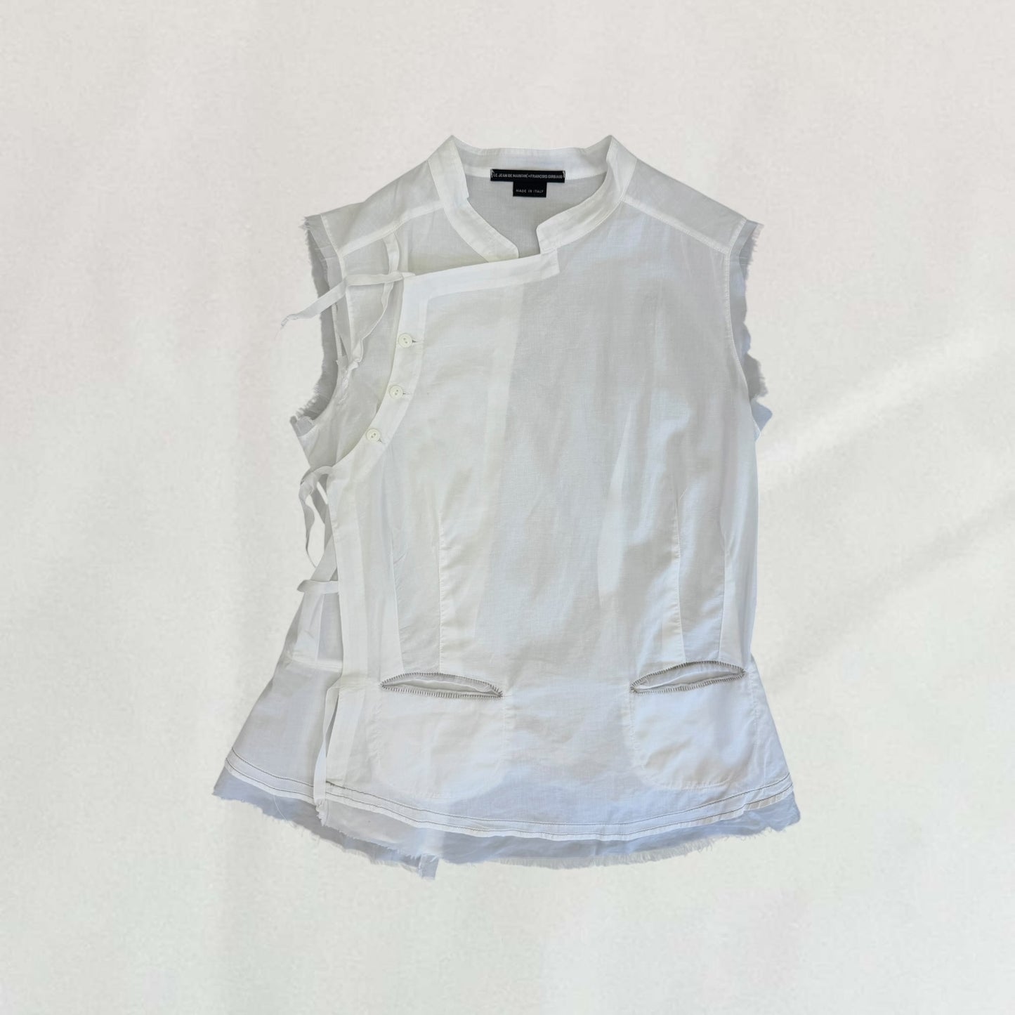 Marithé + François Girbaud asymmetric vest
