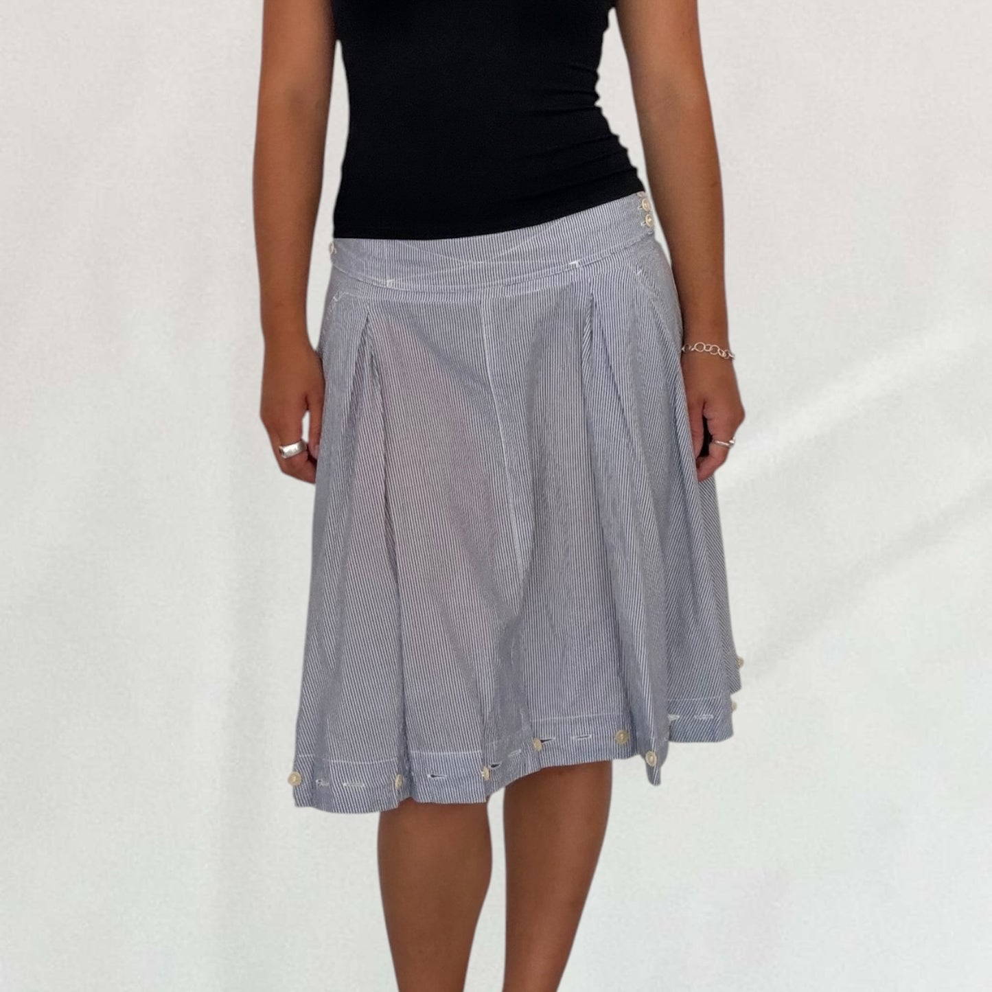 Prada pinstripe skirt