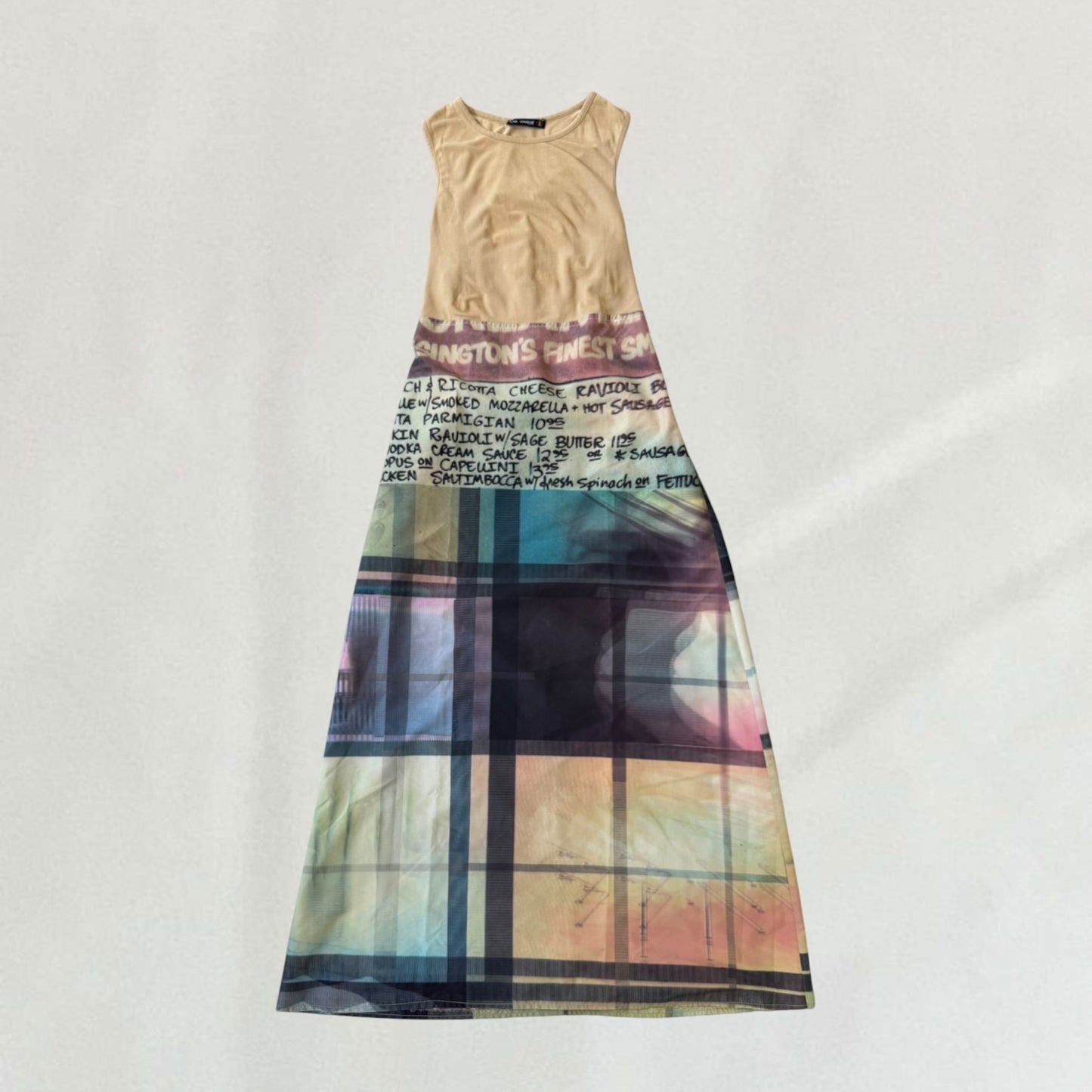 Cop Copine graphic print maxi dress