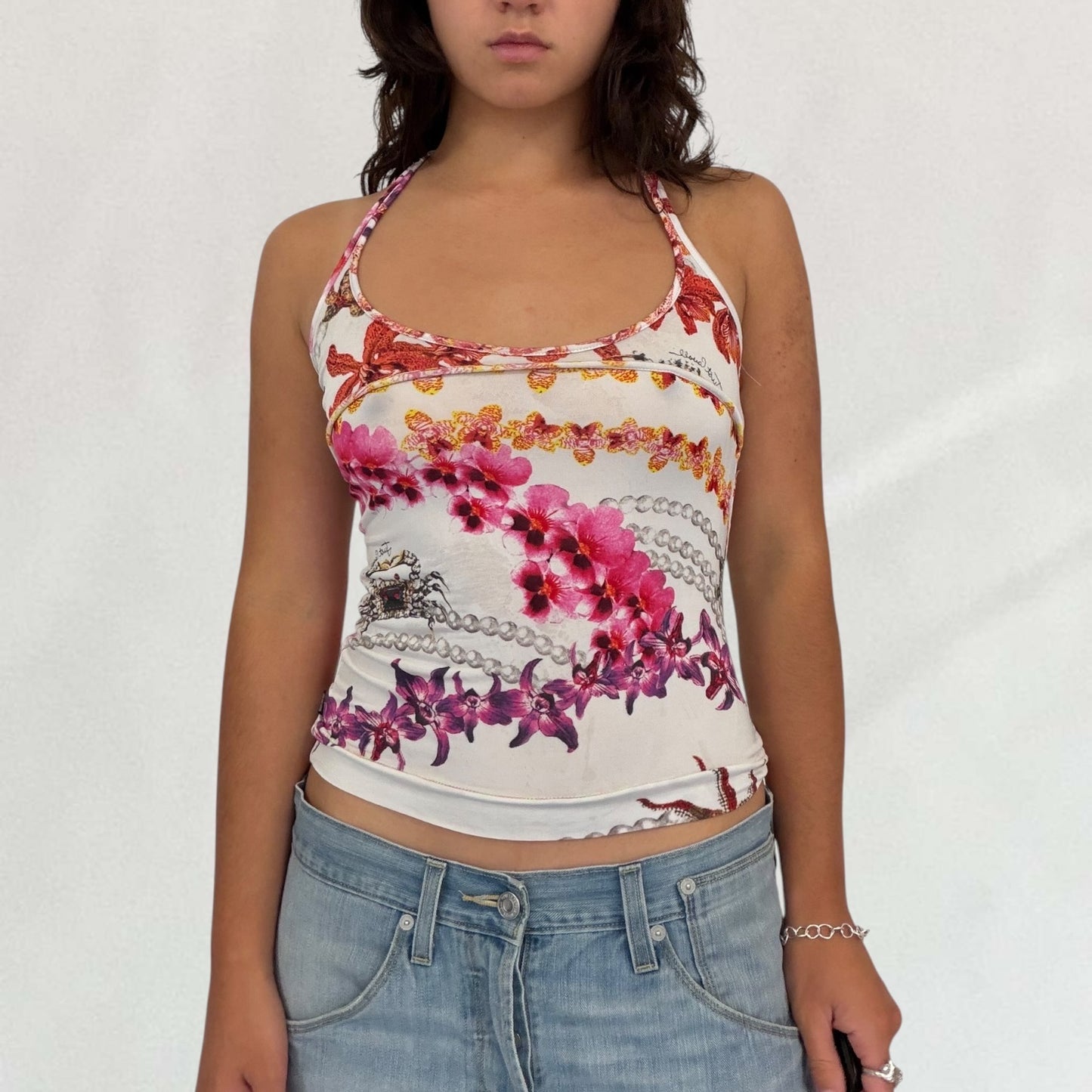 Roberto Cavalli floral vest