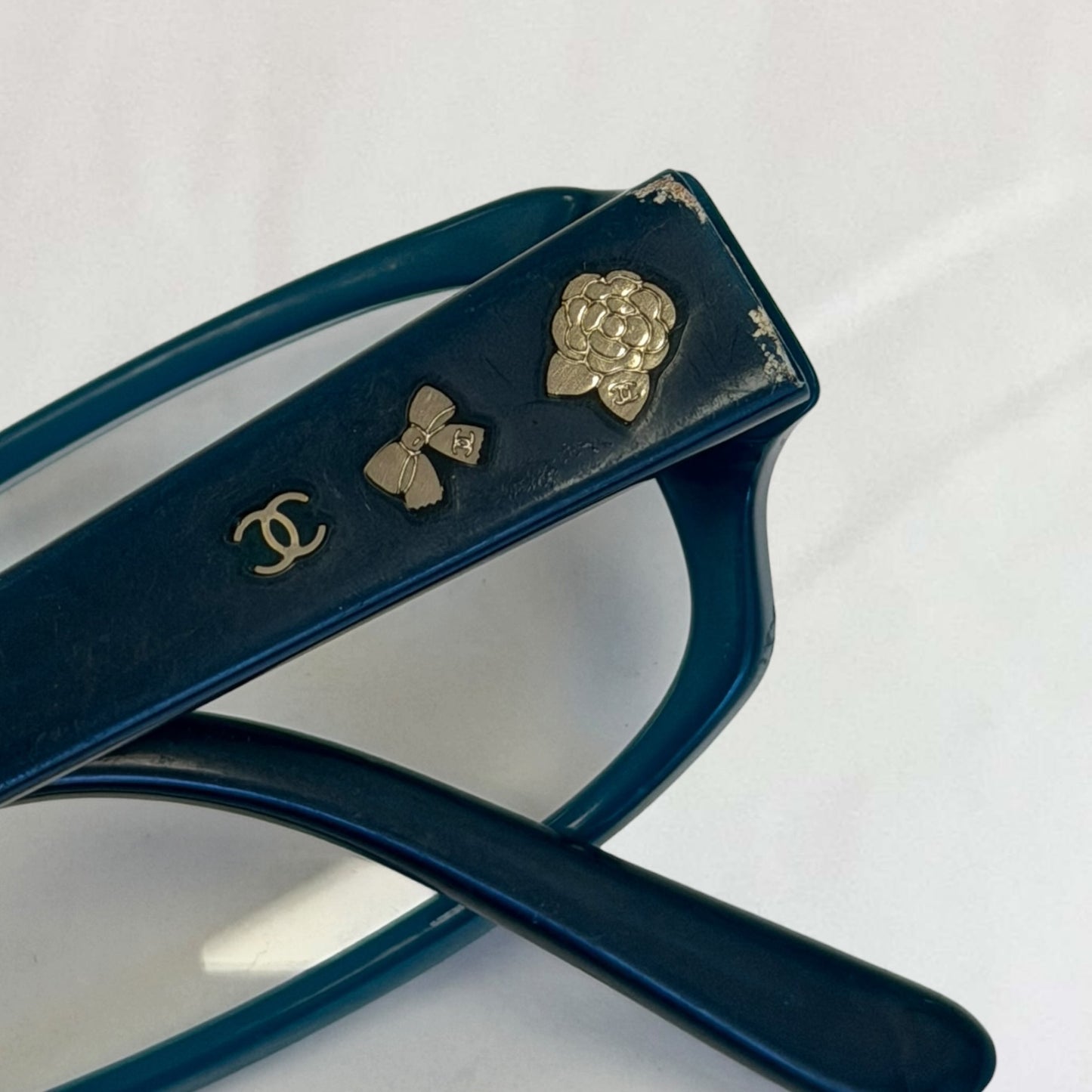 Chanel embellished glasses