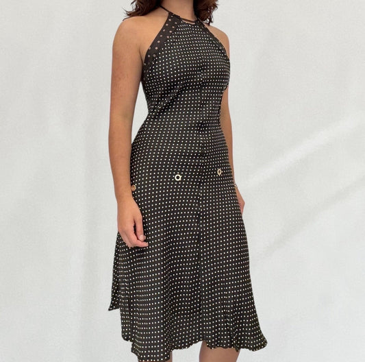 Jean Paul Gaultier polka dot dress