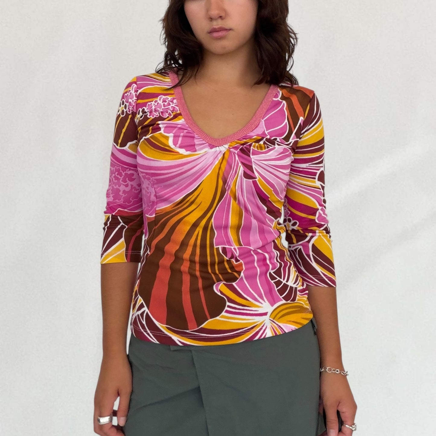 Dolce & Gabbana flower print top