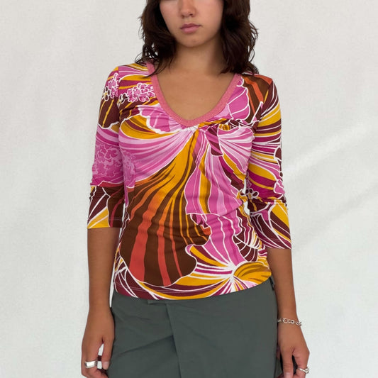Dolce & Gabbana flower print top