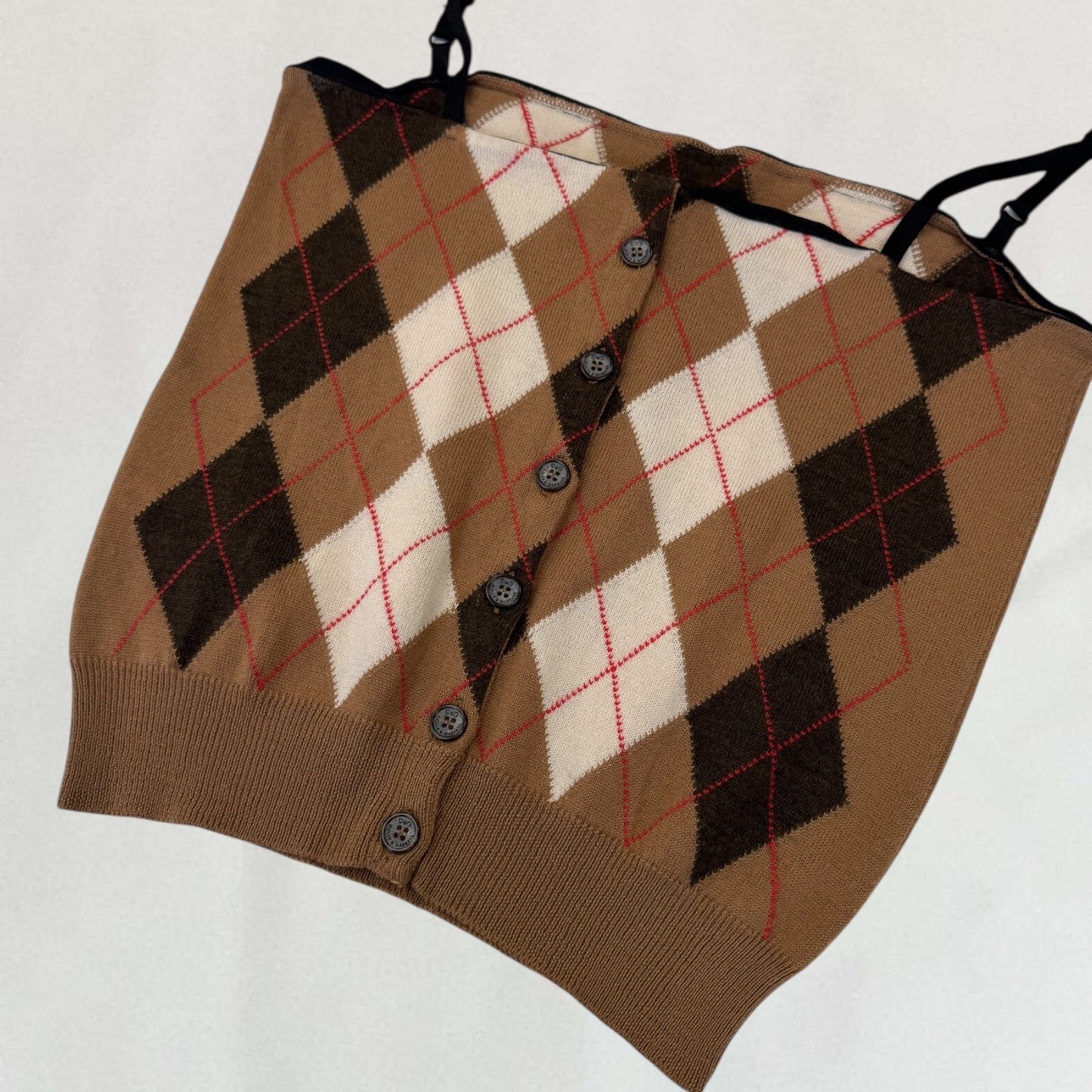 Dolce & Gabbana argyle cami