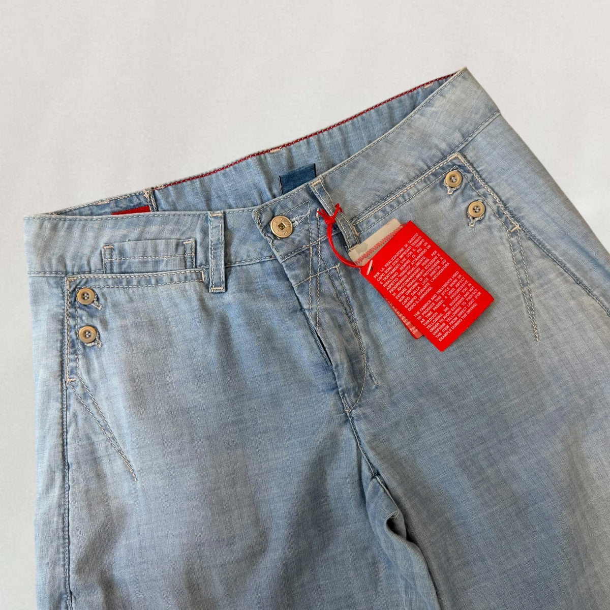 Marithé + François Girbaud pinstripe jeans