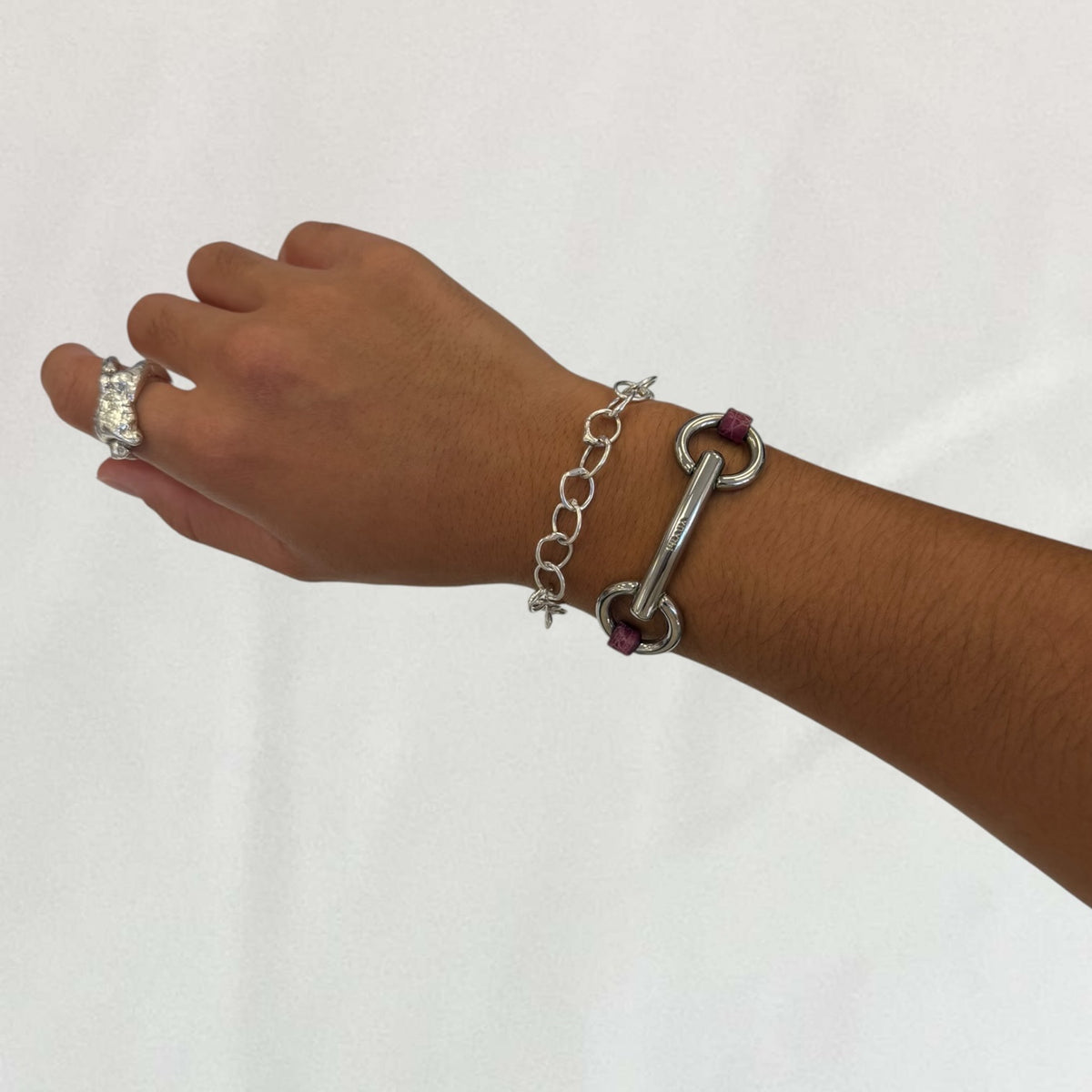 Prada silver bracelet