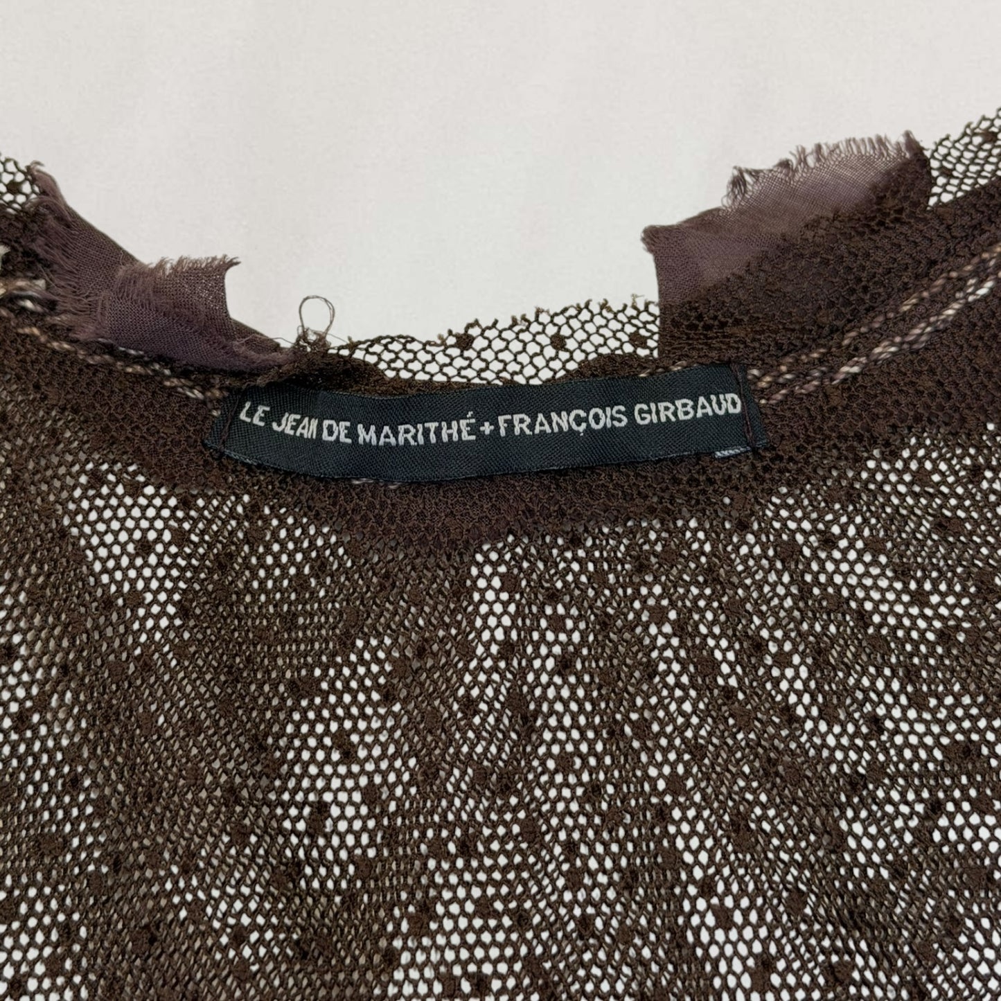Marithé + François Girbaud ruffle blouse