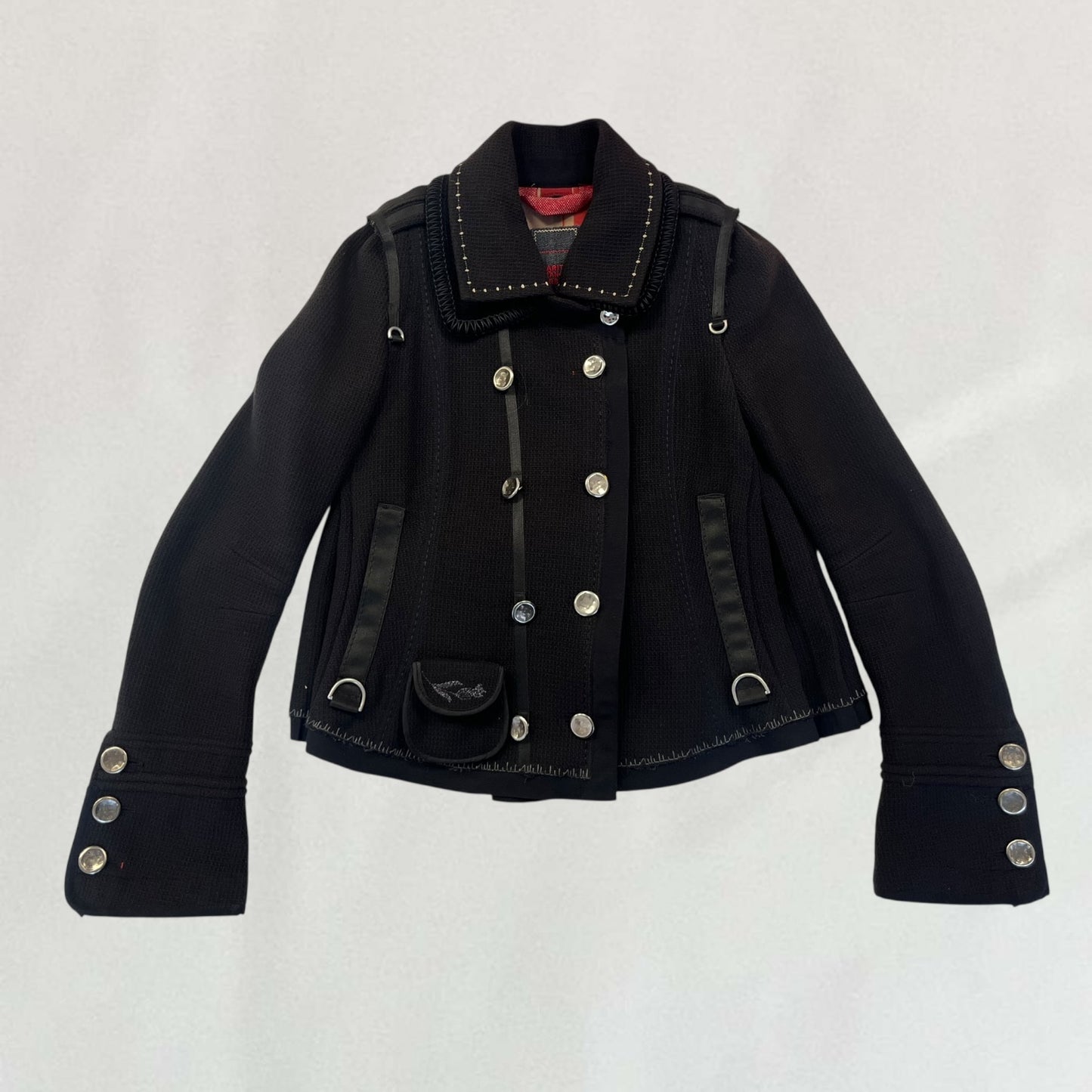 Marithé + François Girbaud double breasted jacket