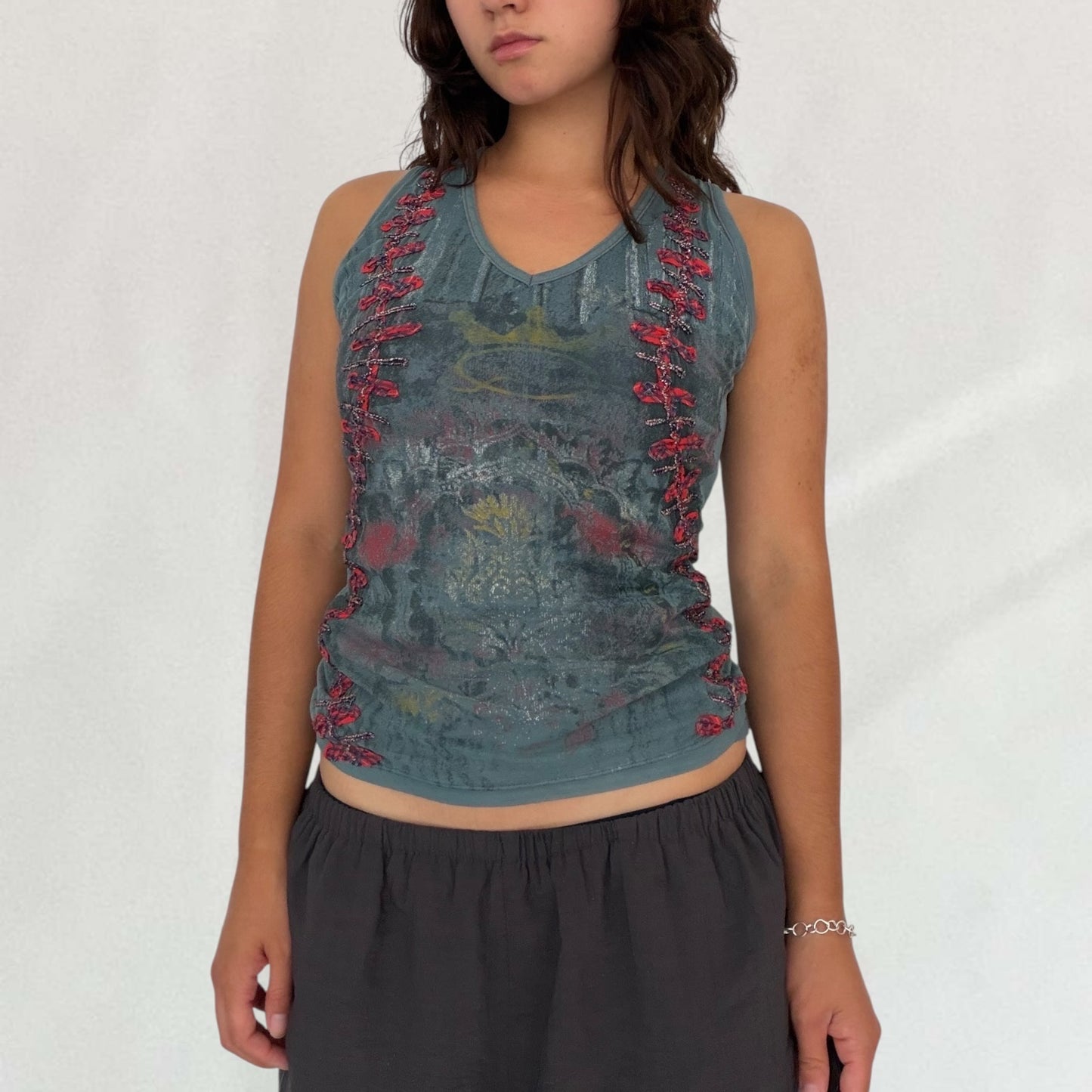 Save The Queen V-neck vest