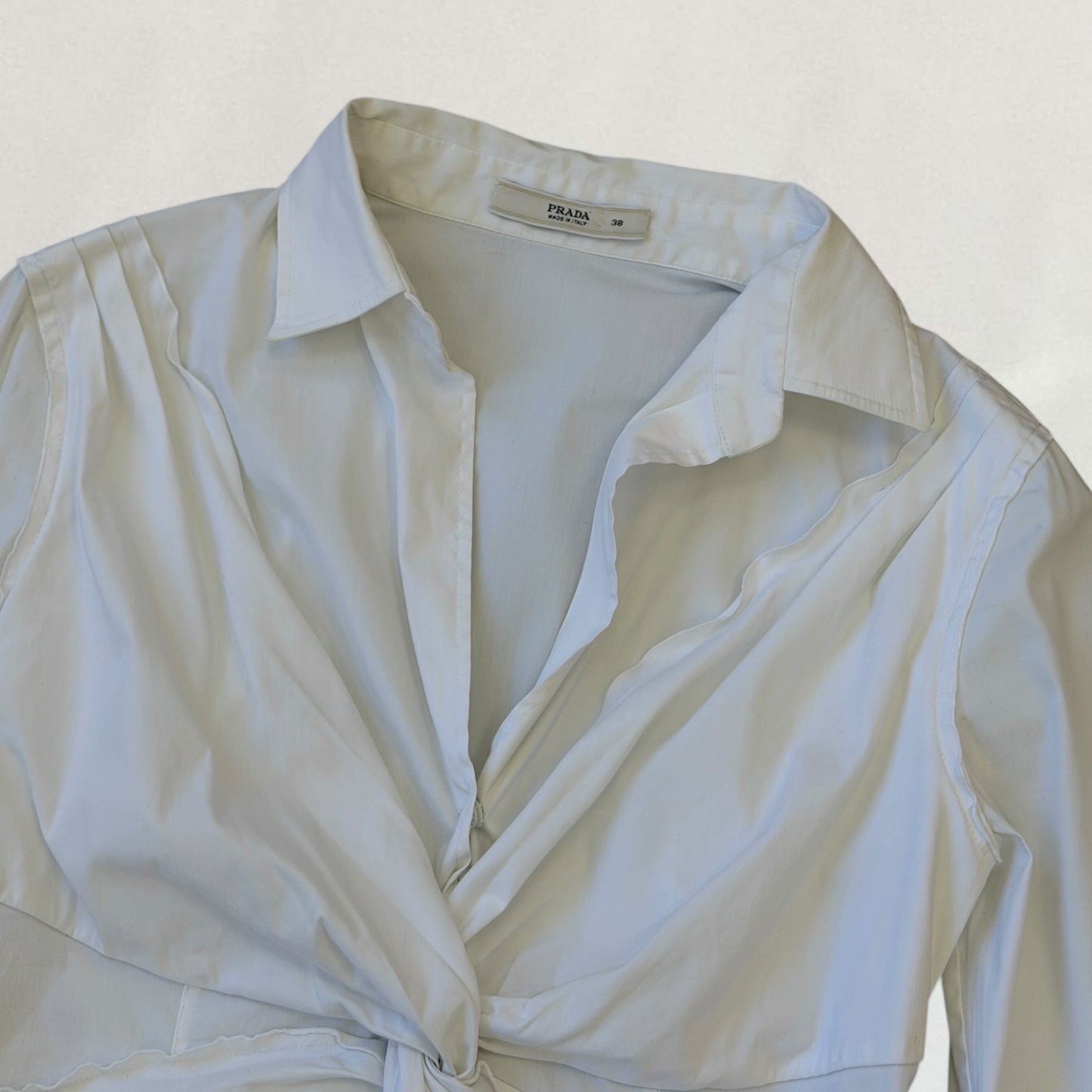 Prada twisted shirt