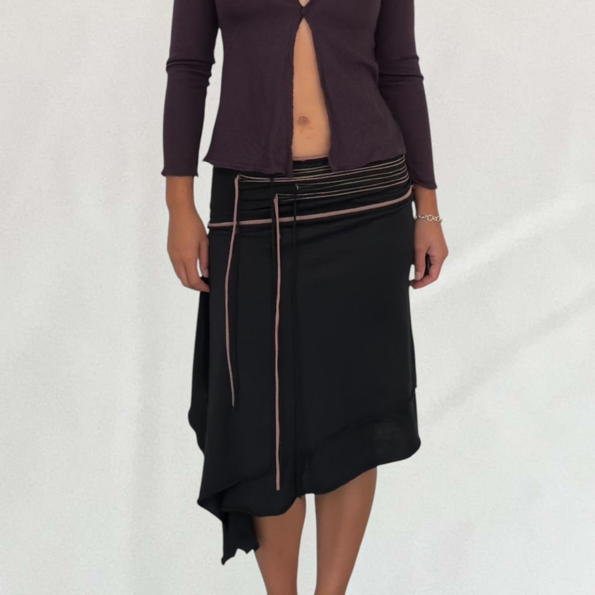 Cop Copine asymmetric skirt