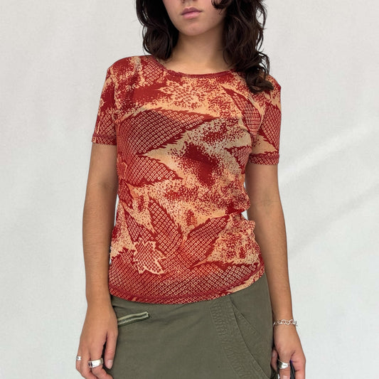 Jean Paul Gaultier autumn leaf T-shirt