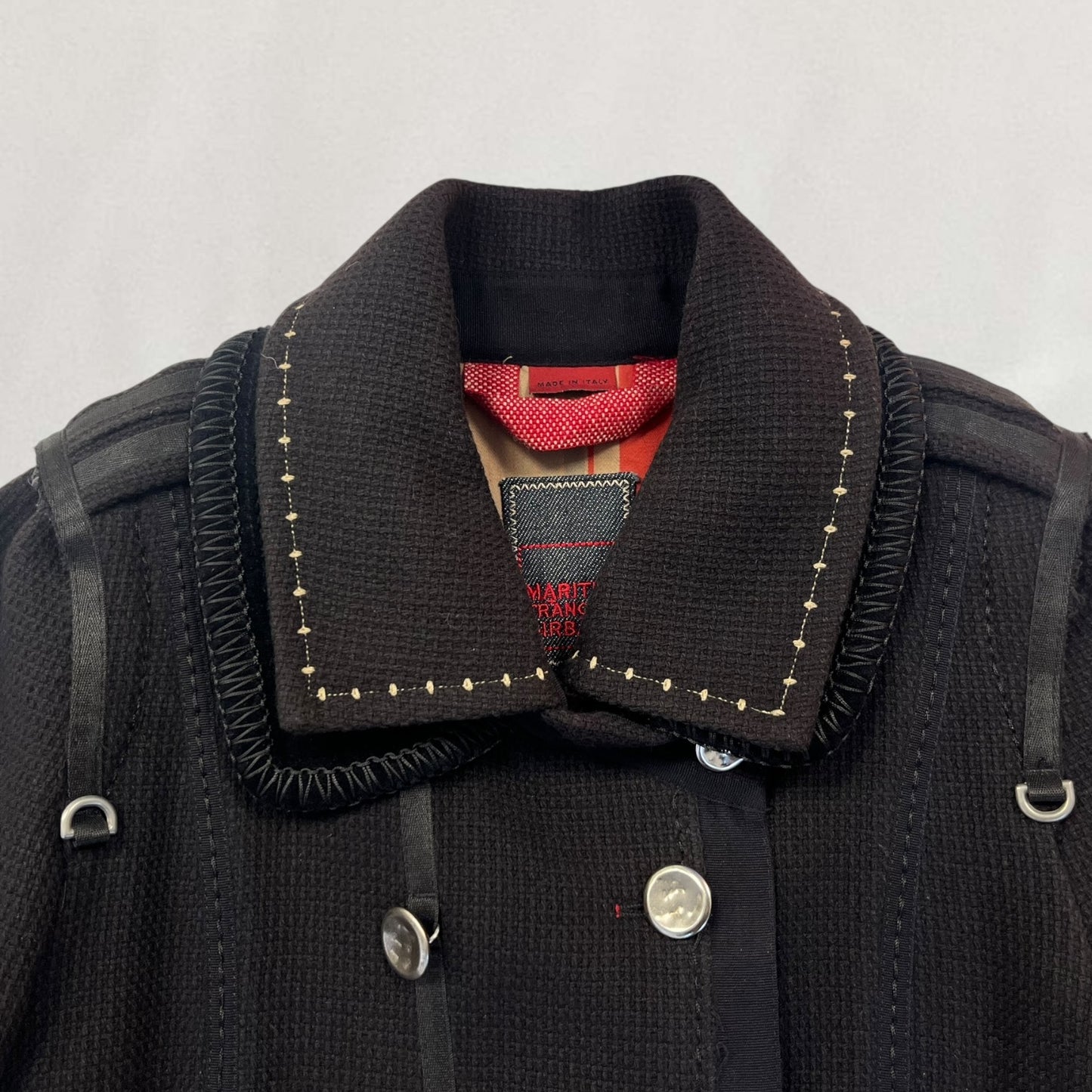 Marithé + François Girbaud double breasted jacket