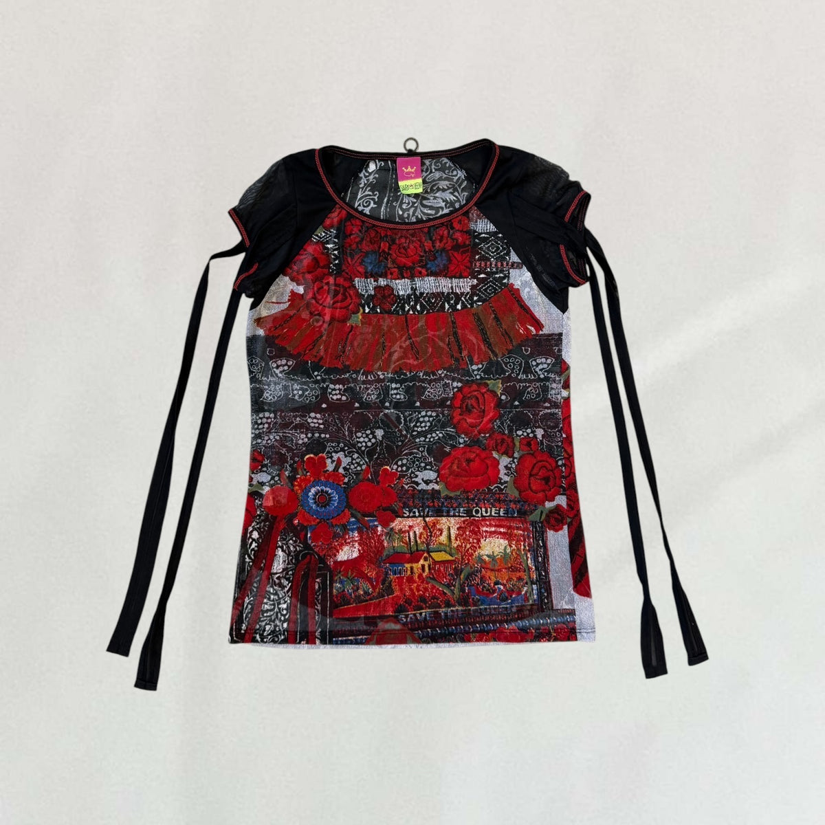 Save The Queen mesh T-shirt