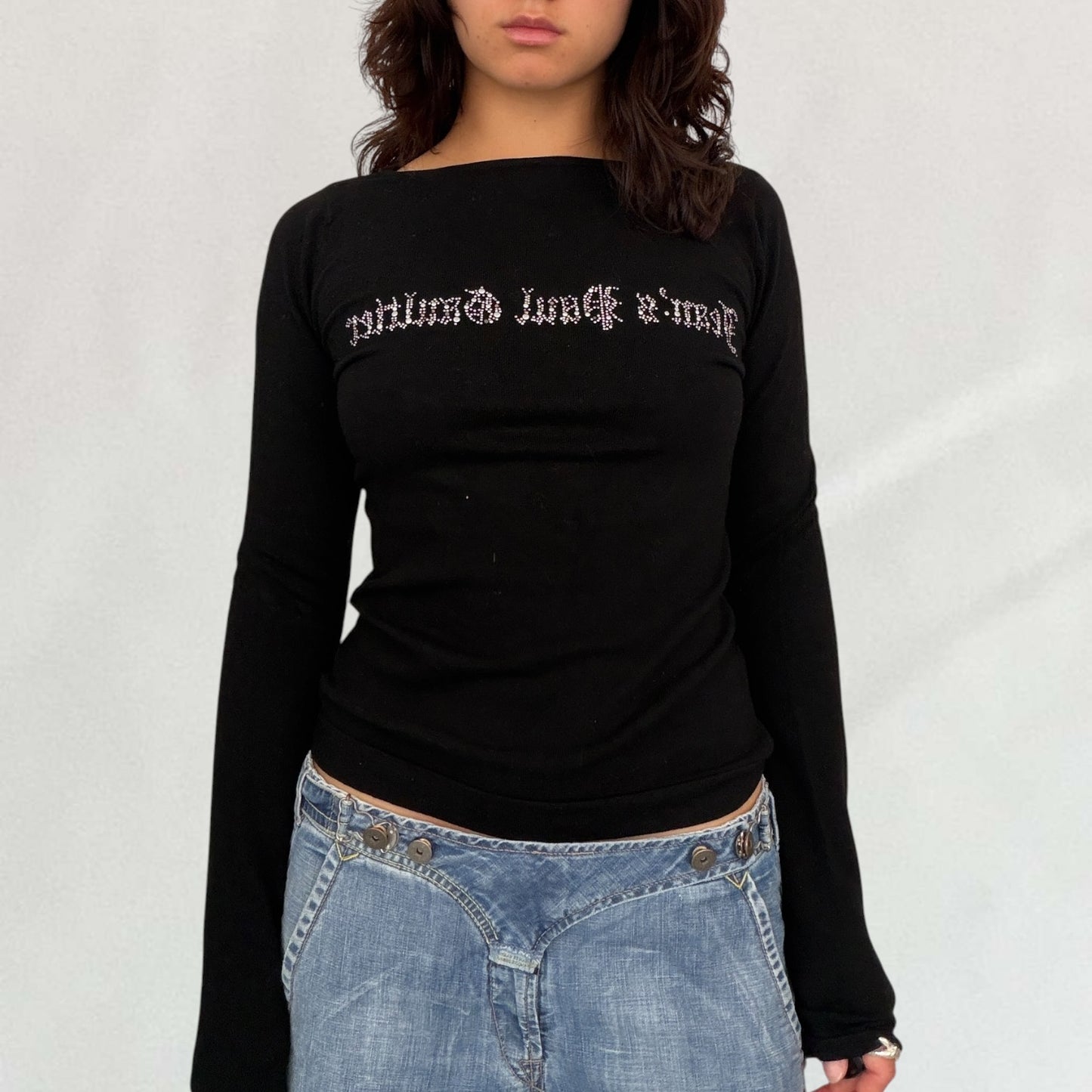 Jean Paul Gaultier rhinestone top