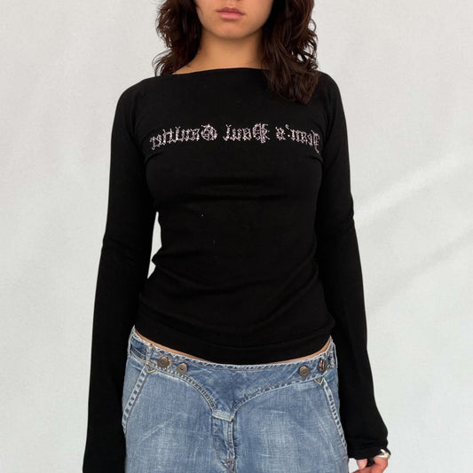 Jean Paul Gaultier rhinestone top