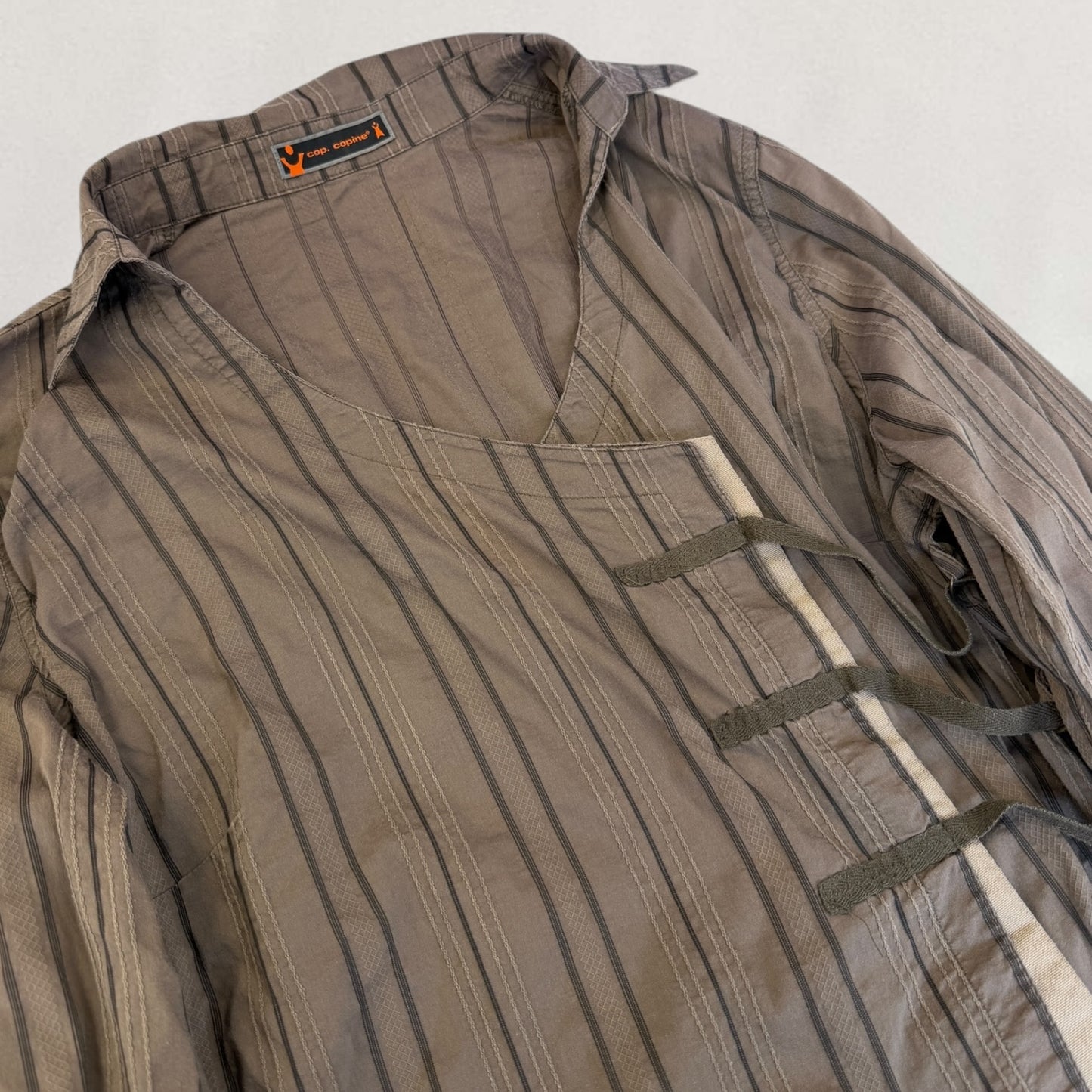 Cop Copine pinstripe shirt