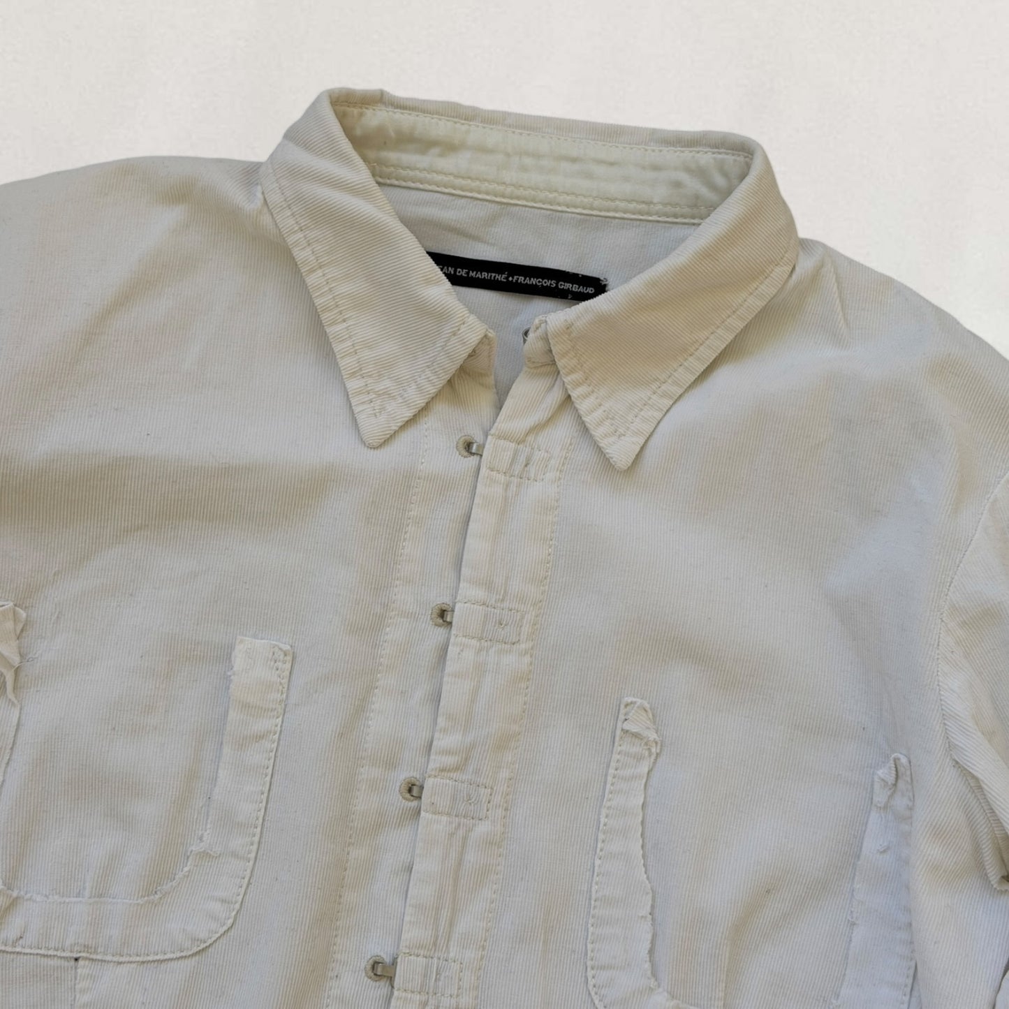 Marithé + François Girbaud 
 hook and eye shirt