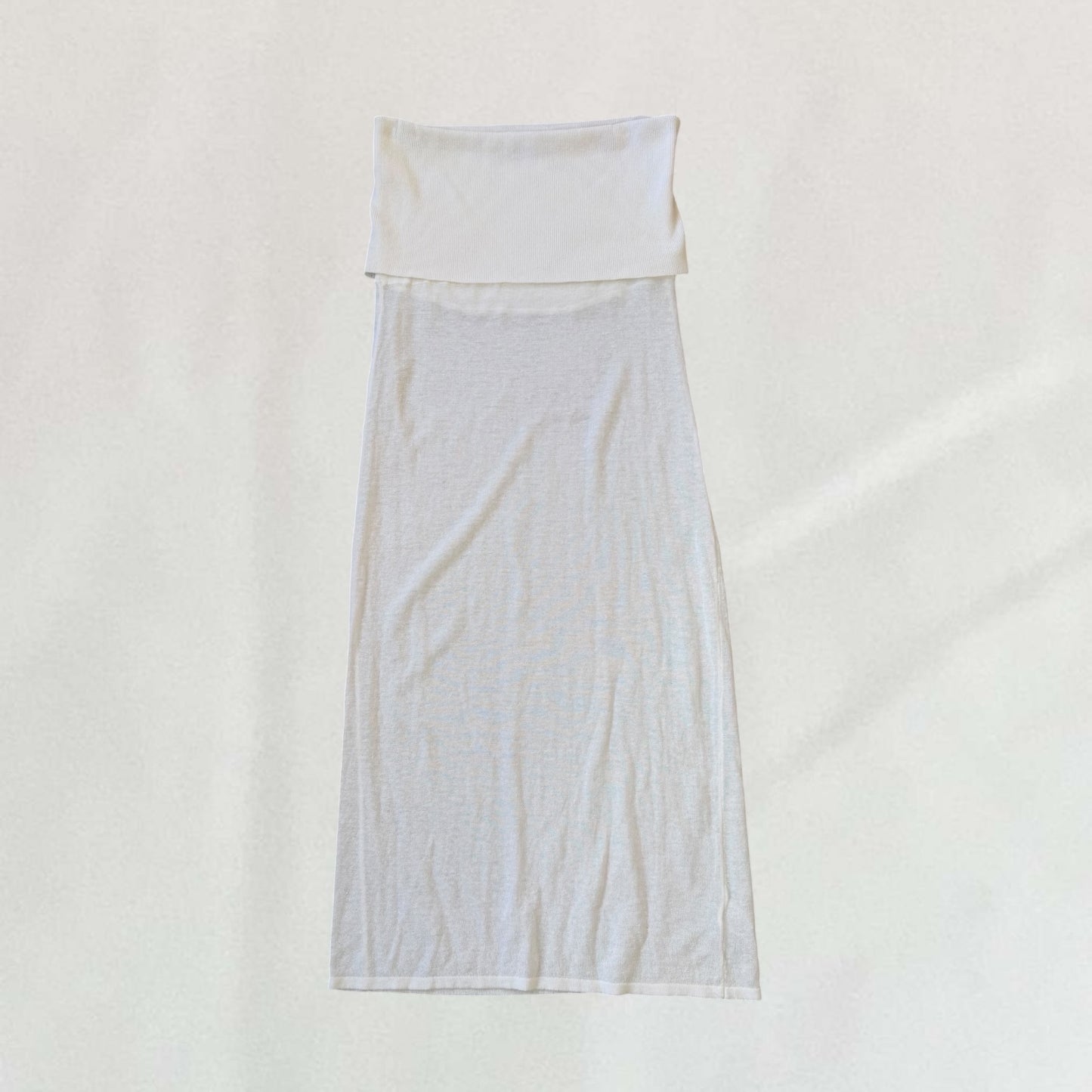 Geel knitted skirt