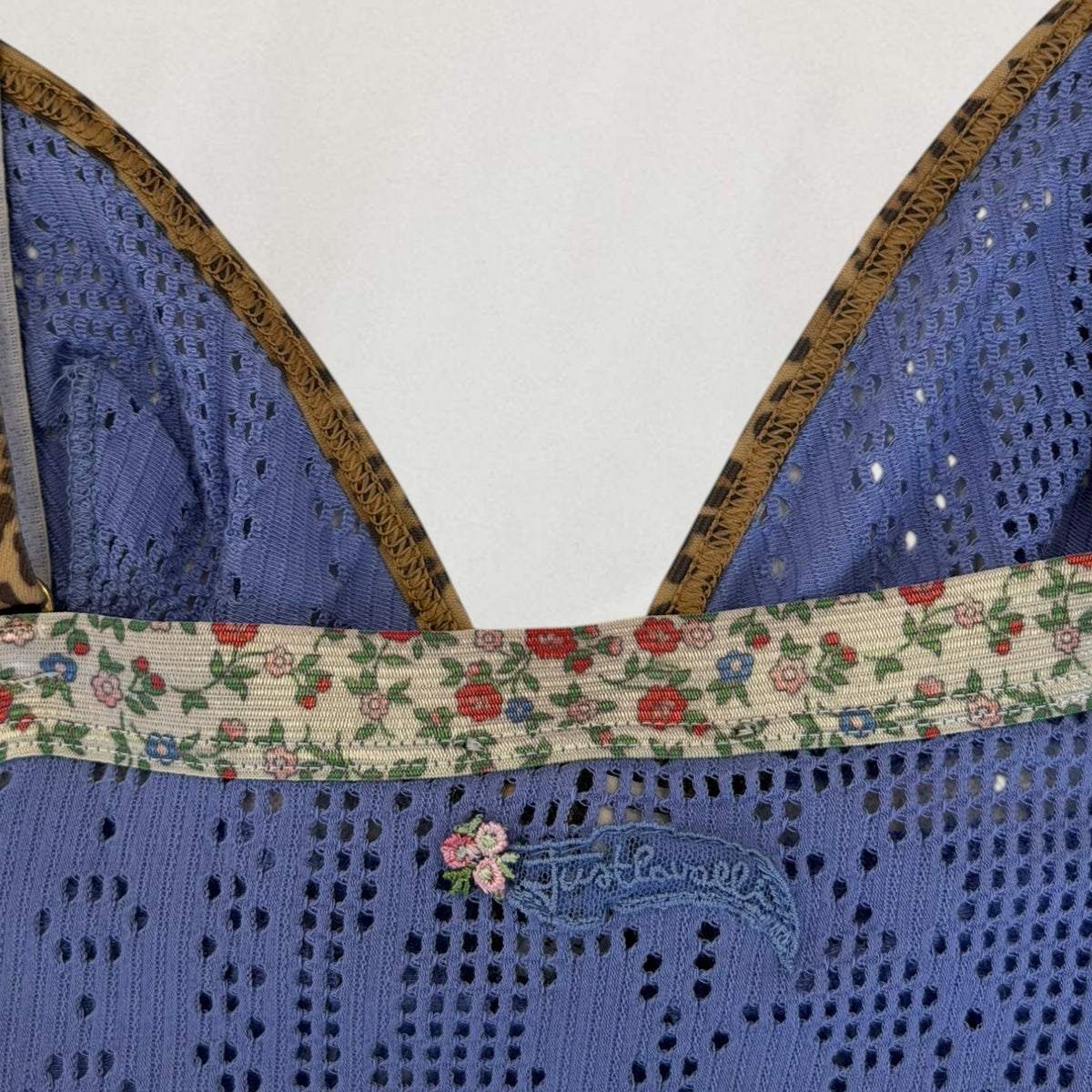 Roberto Cavalli doily cami