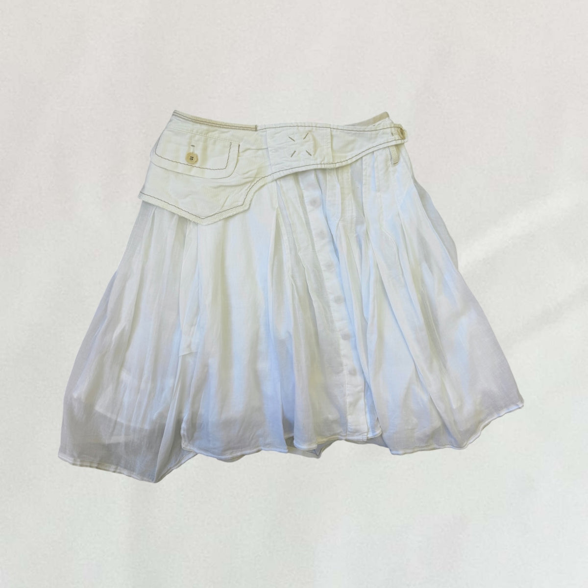 Marithé + François Girbaud midi skirt