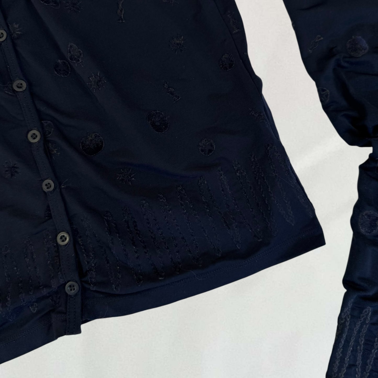 Marithé + François Girbaud embroidered cardigan