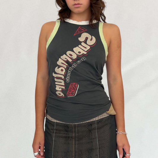 Vintage Diesel khaki green Super Nature tank – Vival Studios