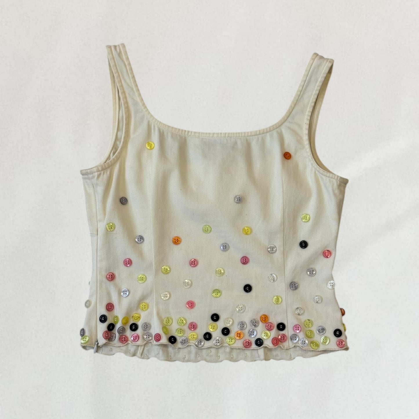 Moschino button detail vest