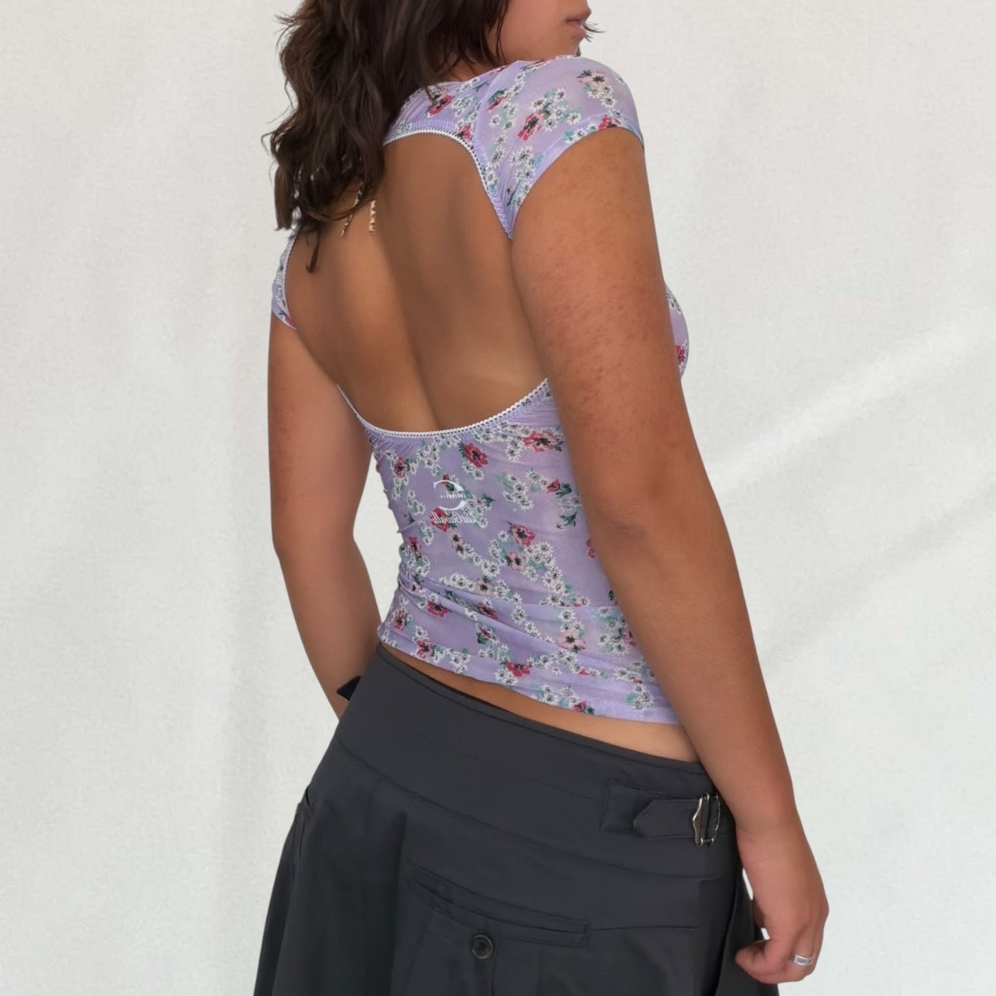Roberto Cavalli backless T-shirt