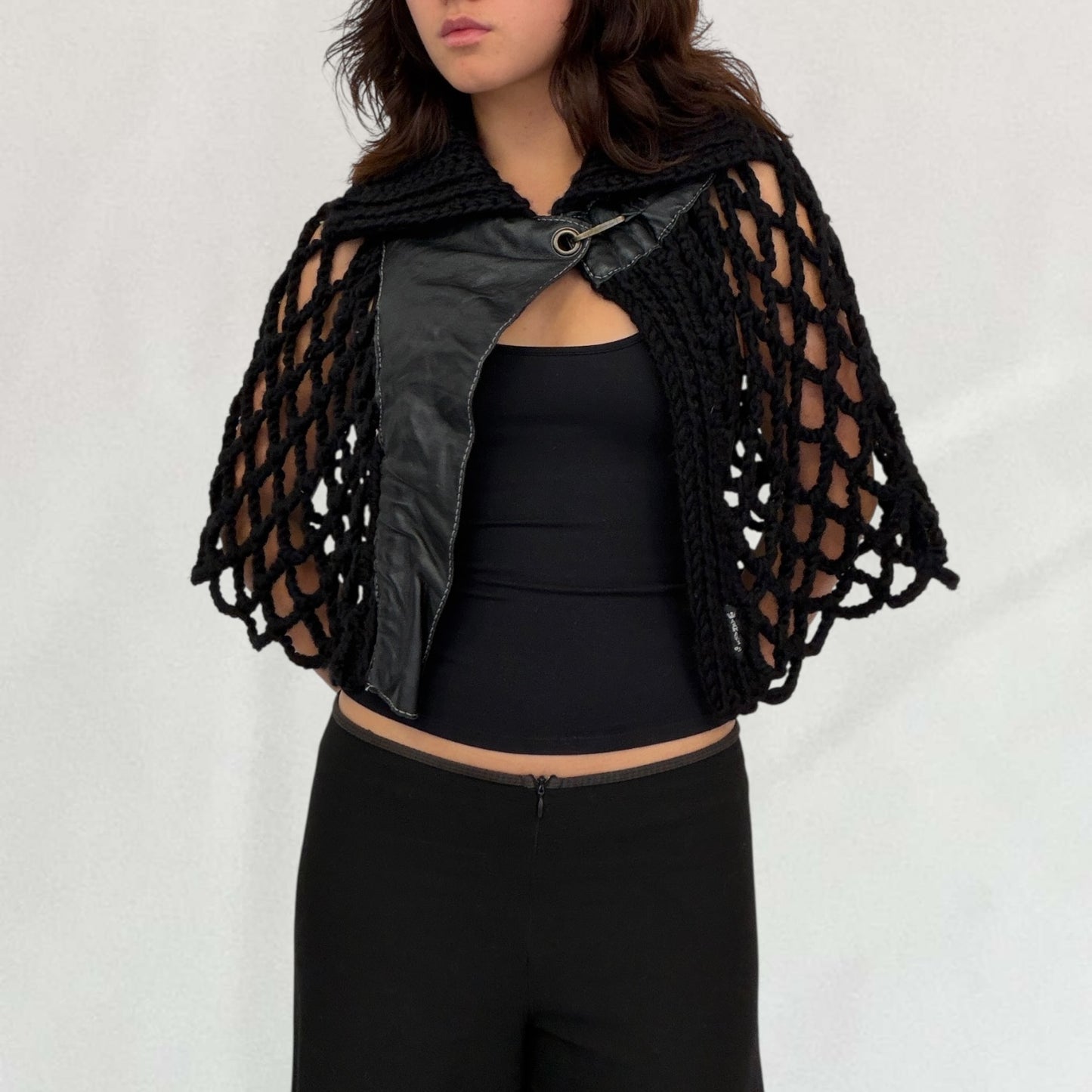 Armani knitted poncho