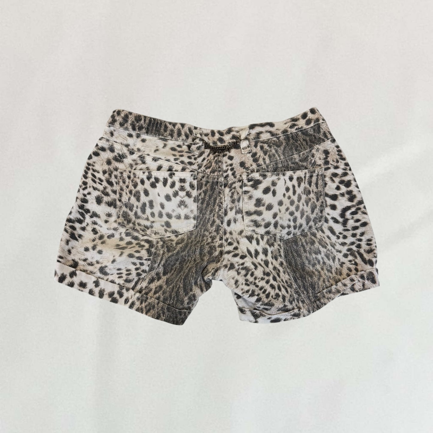 Roberto Cavalli leopard print shorts