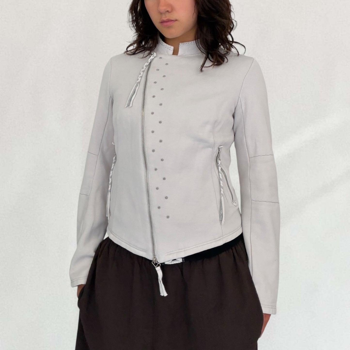 Marithé + François Girbaud asymmetric jacket