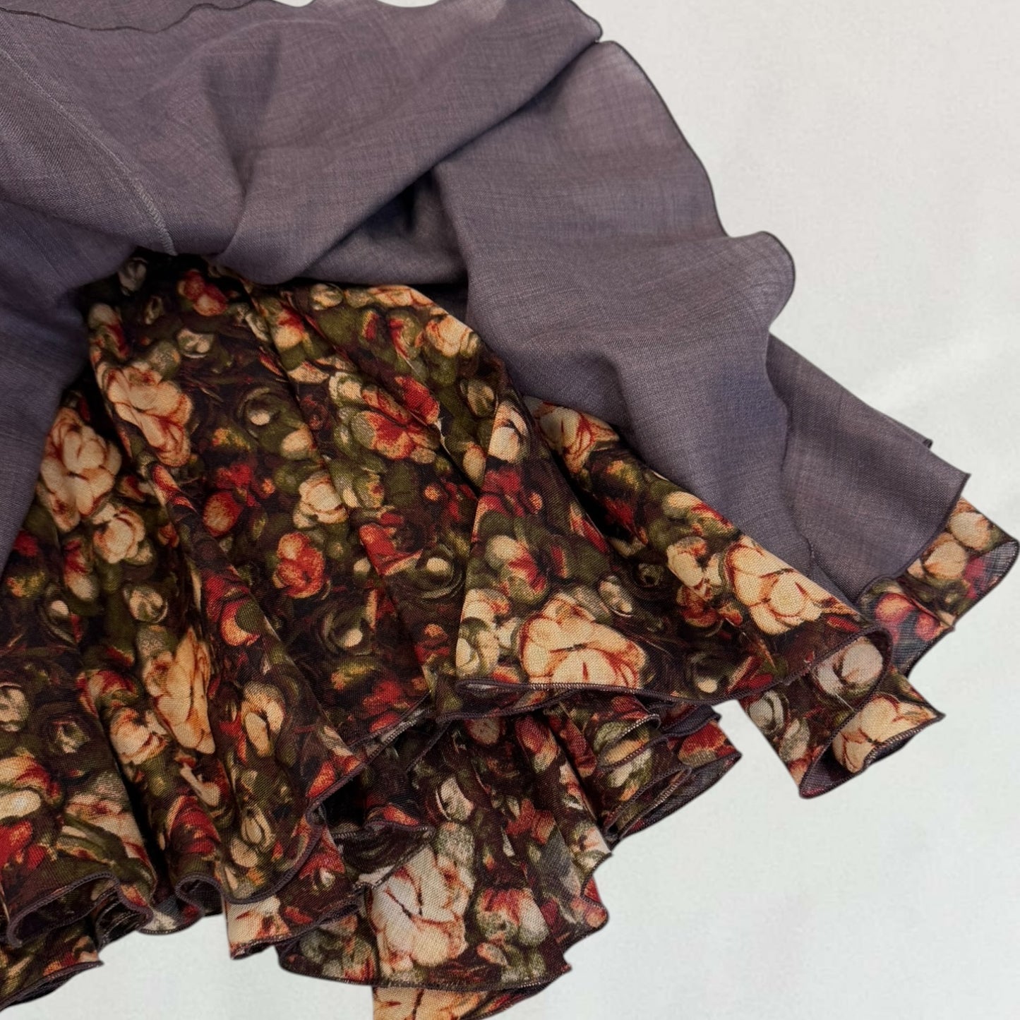 Roberto Cavalli double layer skirt