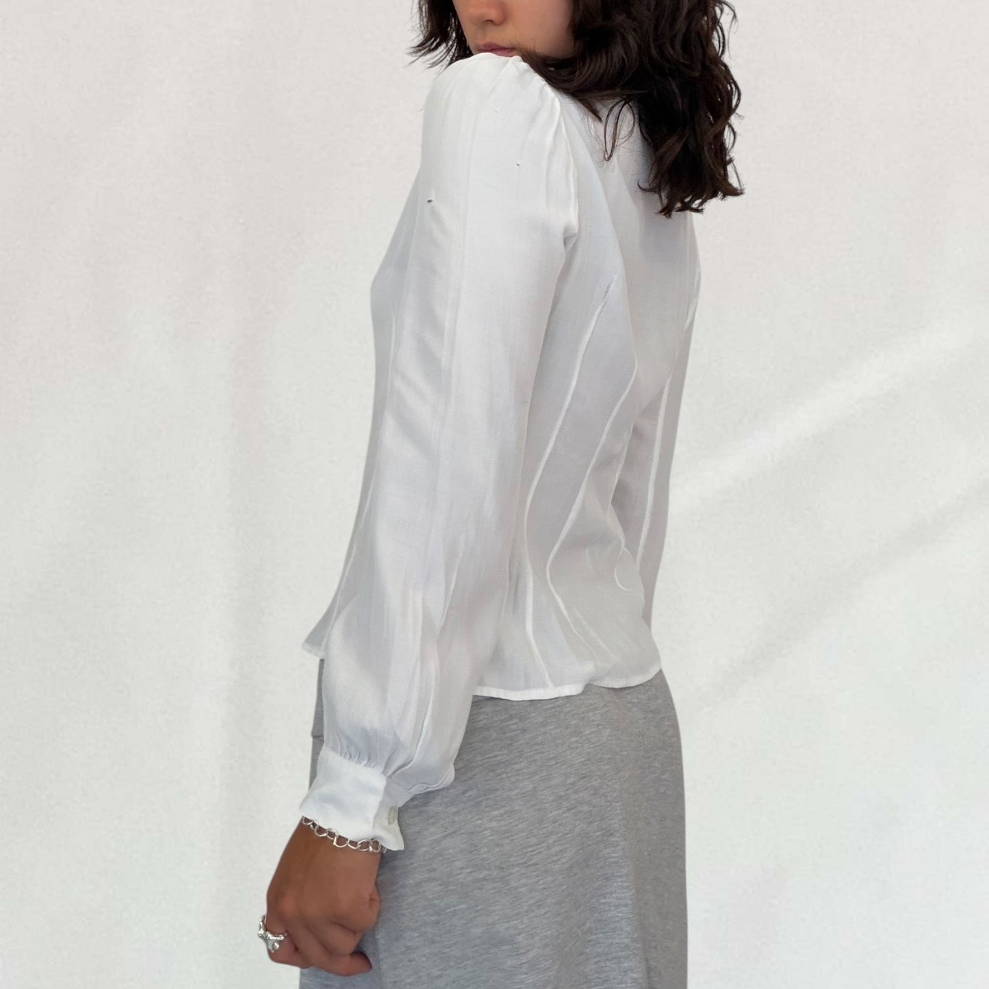 Prada sheer blouse